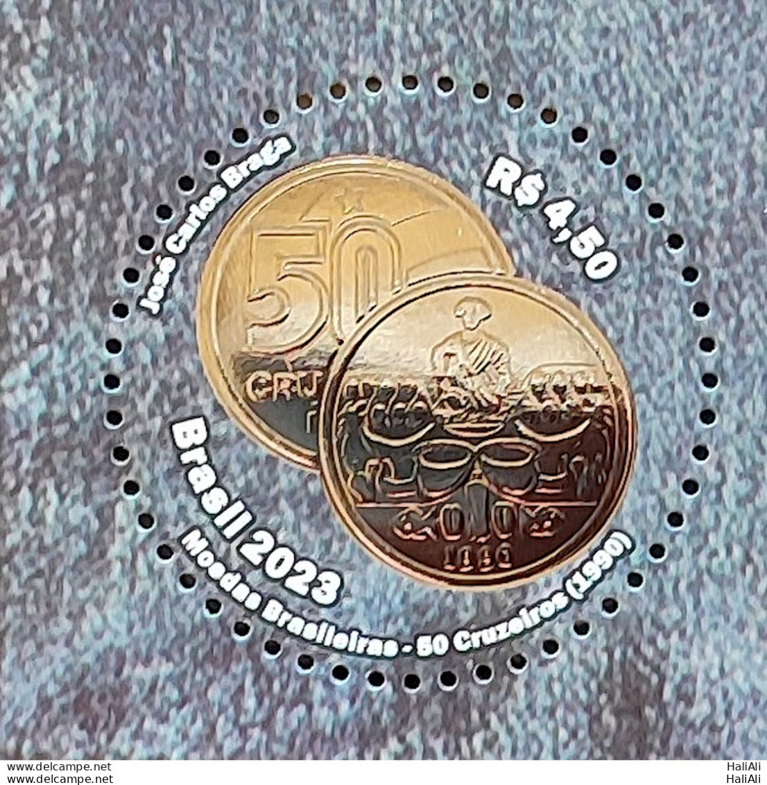 C 4093 Brazil Stamp Brazilian Coins Economy Money Numismatic 2023 Baiana - Neufs