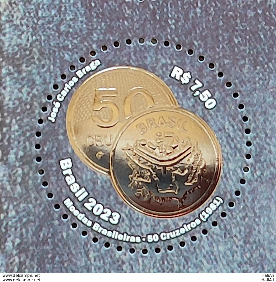 C 4090 Brazil Stamp Brazilian Coins Economy Money Numismatic 2023 Brasilia - Nuovi