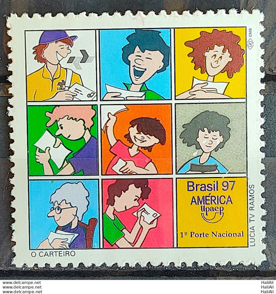 C 2023 Brazil Stamp UPAEP Postal Service 1997 - Nuevos