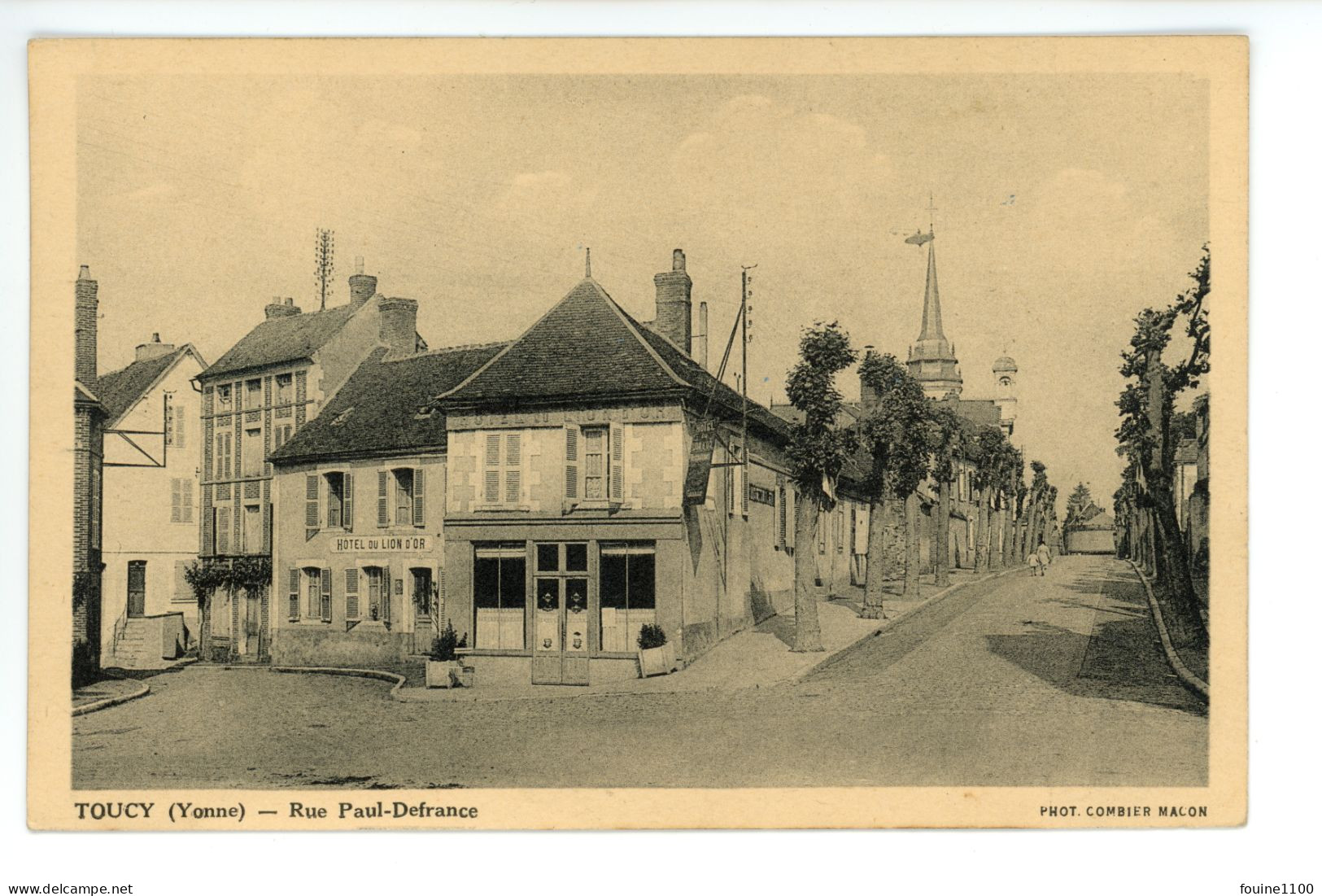 TOUCY Rue Paul Defrance ( Hôtel Du Lion D'or ) - Toucy