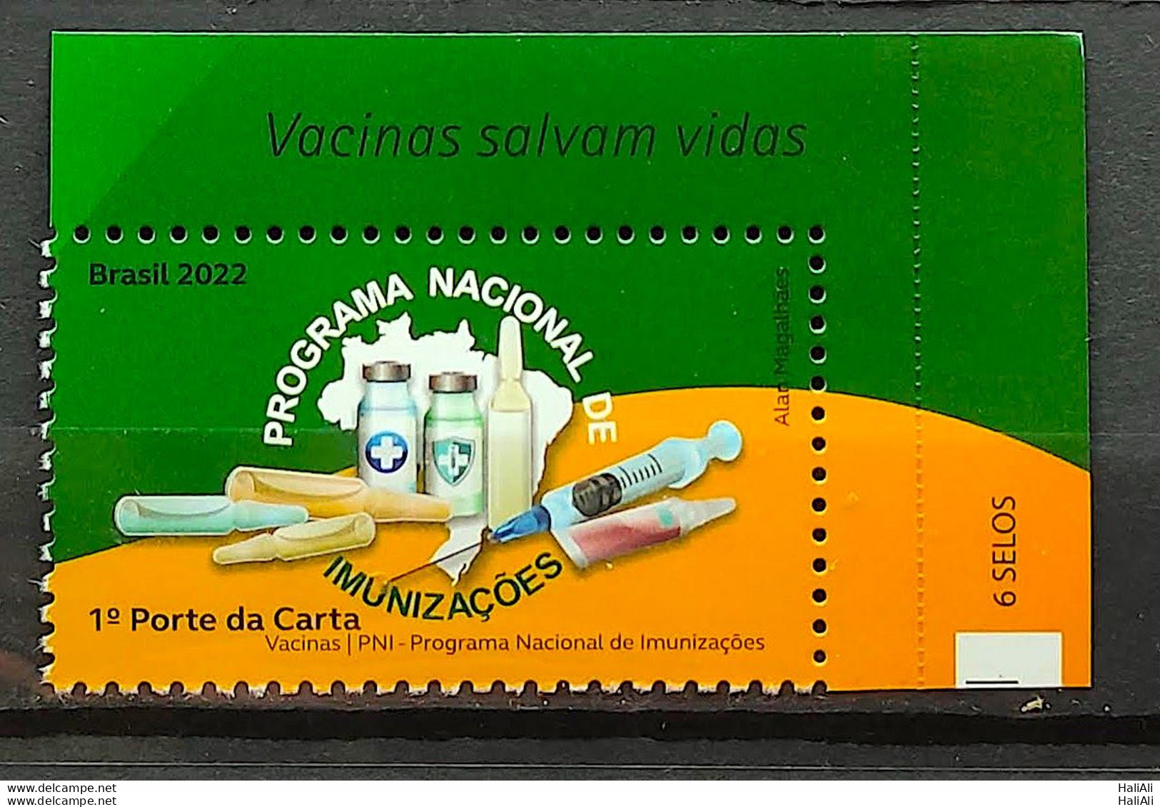 C 4080 Brazil Stamp Cow Health Vaccines National Immunization Program 2022 - Ungebraucht