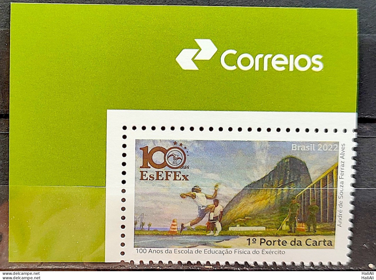 C 4076 Brazil Stamp School Of Physical Education Of The Military Army Athletics 2022 Vignette Correios - Nuovi