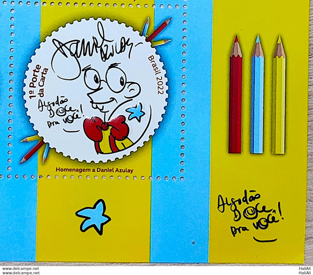 C 4053 Brazil Stamp Daniel Azulay Education Childish 2022 Vignette Inf Dir - Ungebraucht