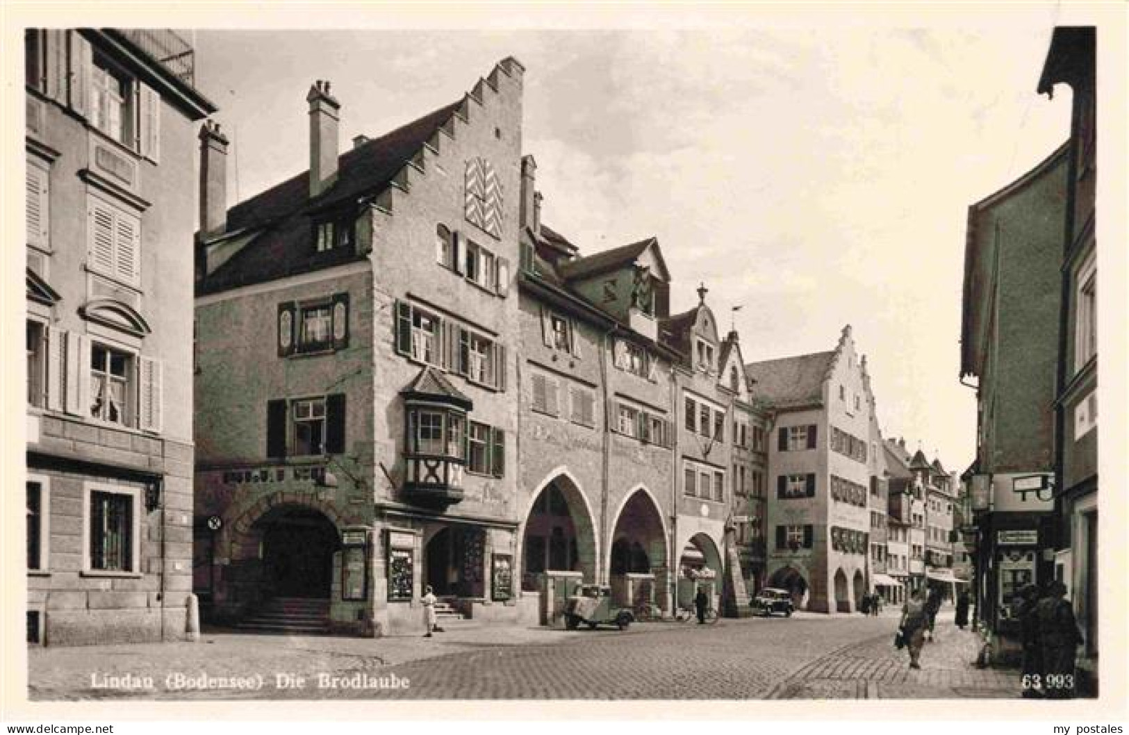 73972637 LINDAU__Bodensee Die Brodlaube Altstadt - Lindau A. Bodensee