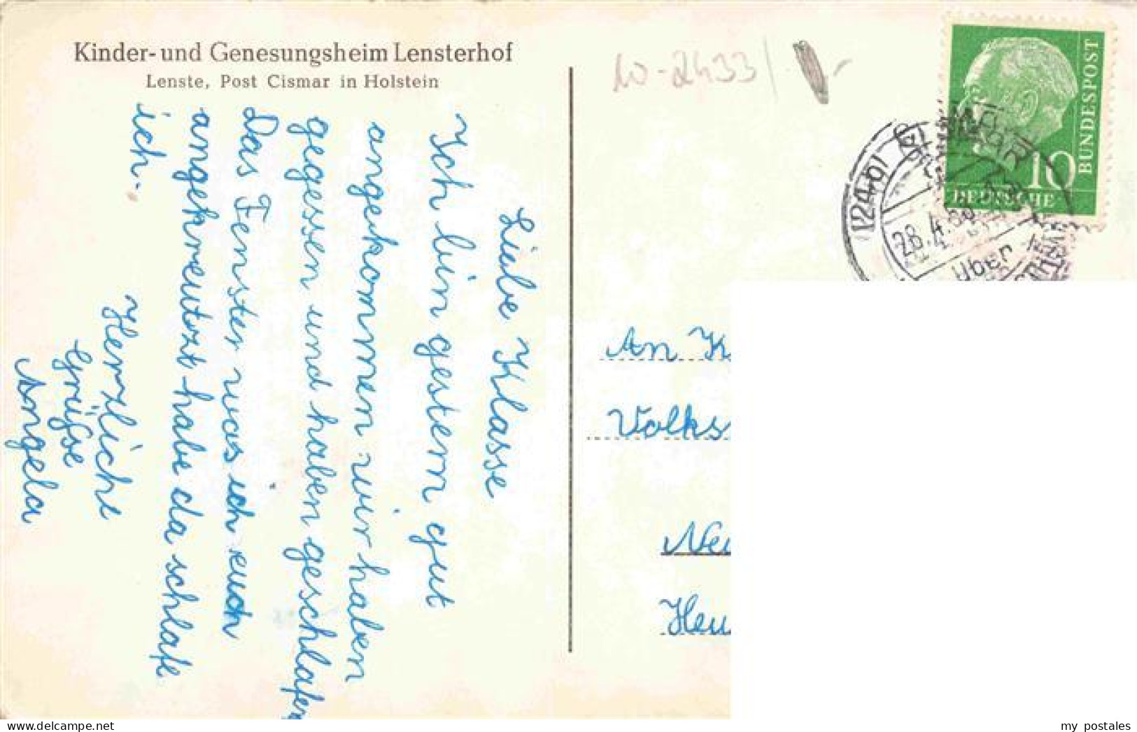 73972615 Lenste_Holstein_Groemitz Genesungsheim Mit Liegehalle Kinder- Und Genes - Groemitz