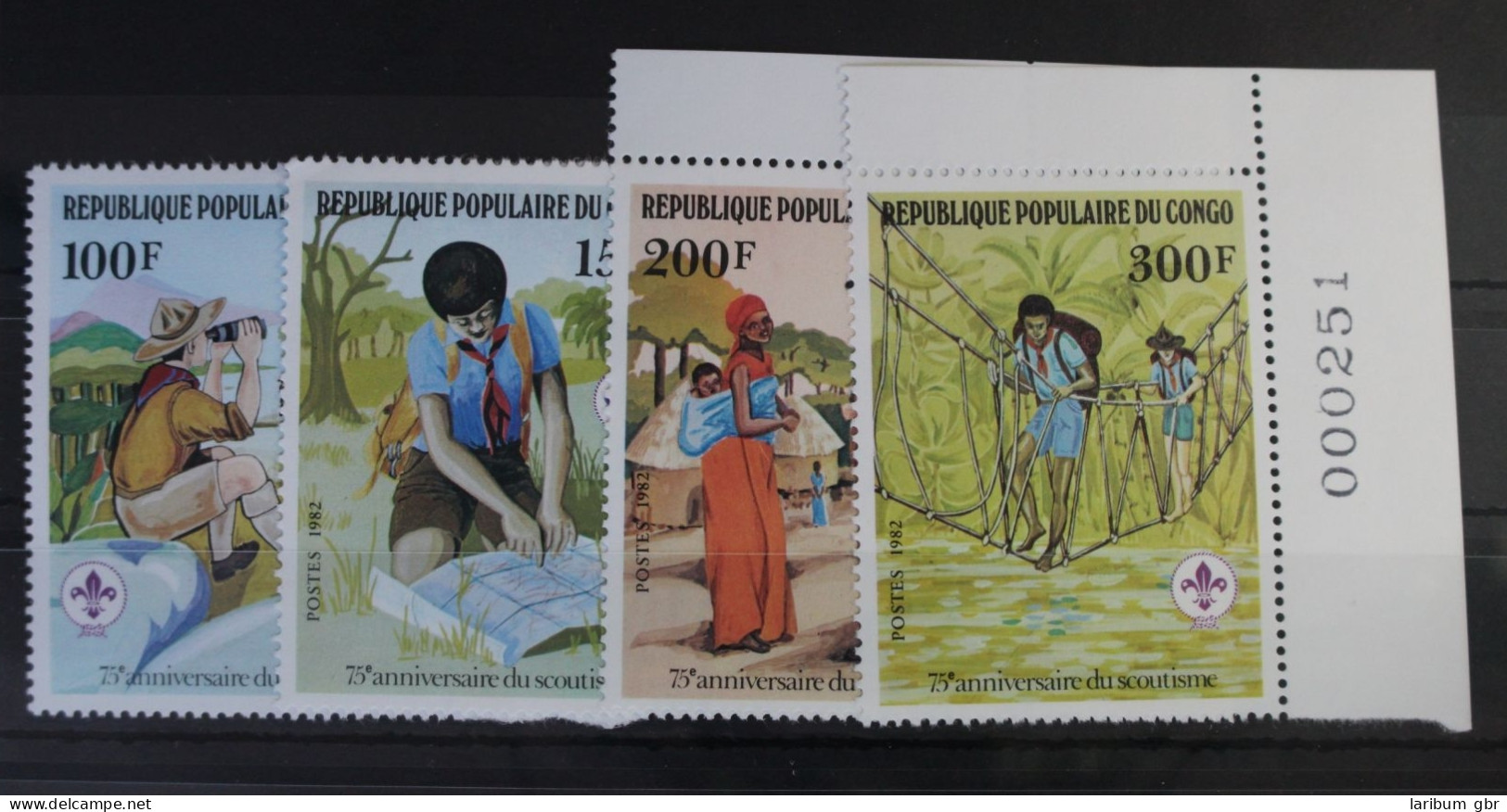 Kongo (Brazzaville) 859-862 Postfrisch Pfadfinder #WE985 - Andere & Zonder Classificatie