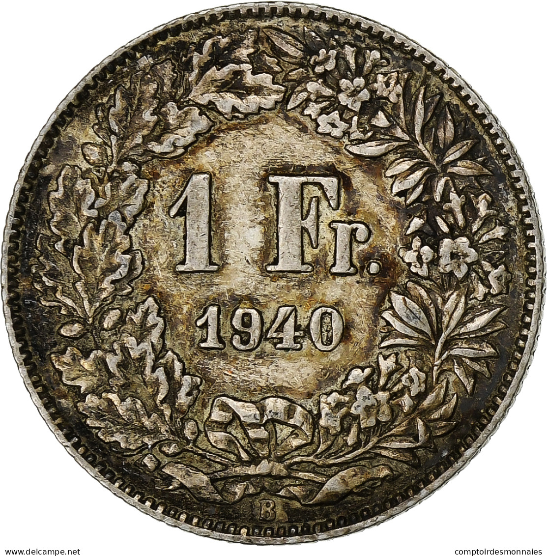 Monnaie, Suisse, Franc, 1940, Bern, TTB, Argent, KM:24 - Sonstige & Ohne Zuordnung
