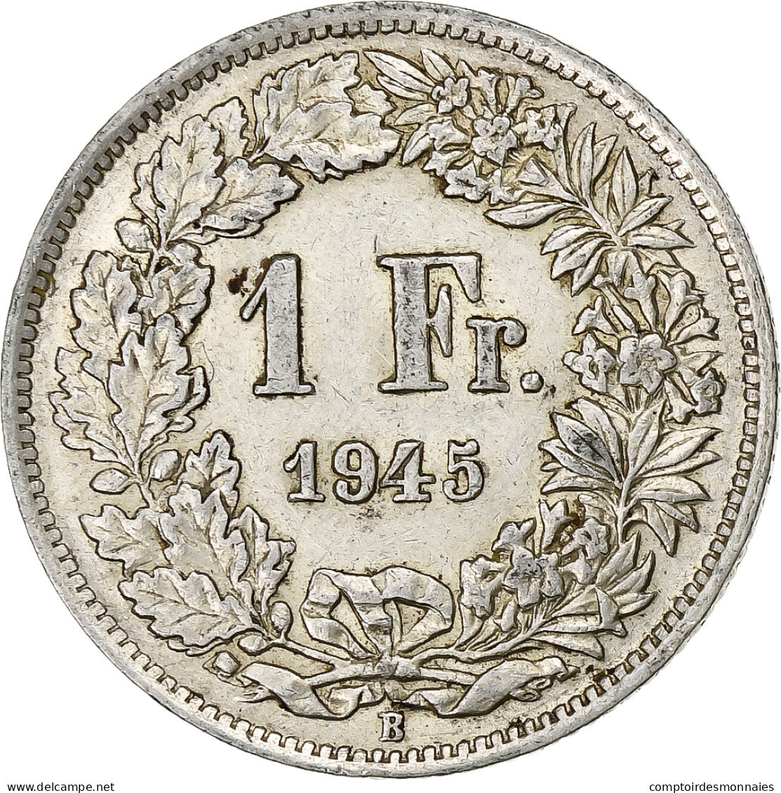 Suisse, Franc, 1945, Bern, Argent, TTB+, KM:24 - Sonstige & Ohne Zuordnung