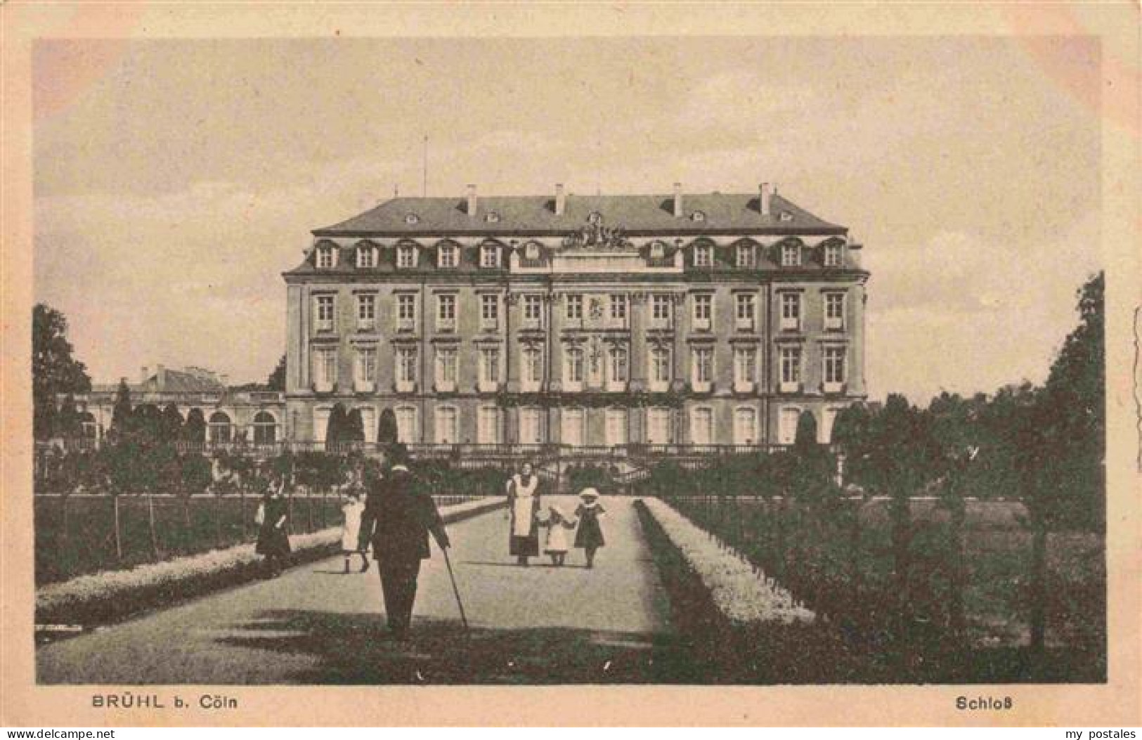 73972501 BRueHL__Rheinland Schloss - Brühl