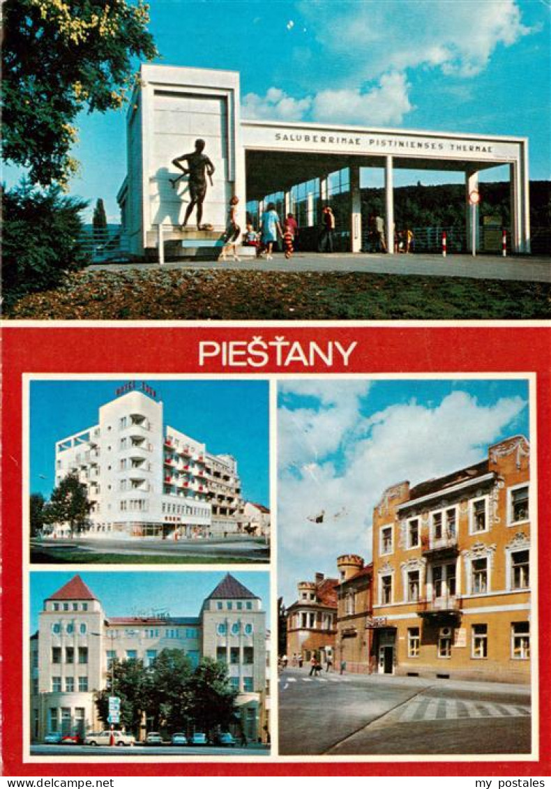 73940904 Piestany_Pistian_Poestyen_SK Portal Kolonadoveho Mostu Hotely Eden Lipa - Slovacchia