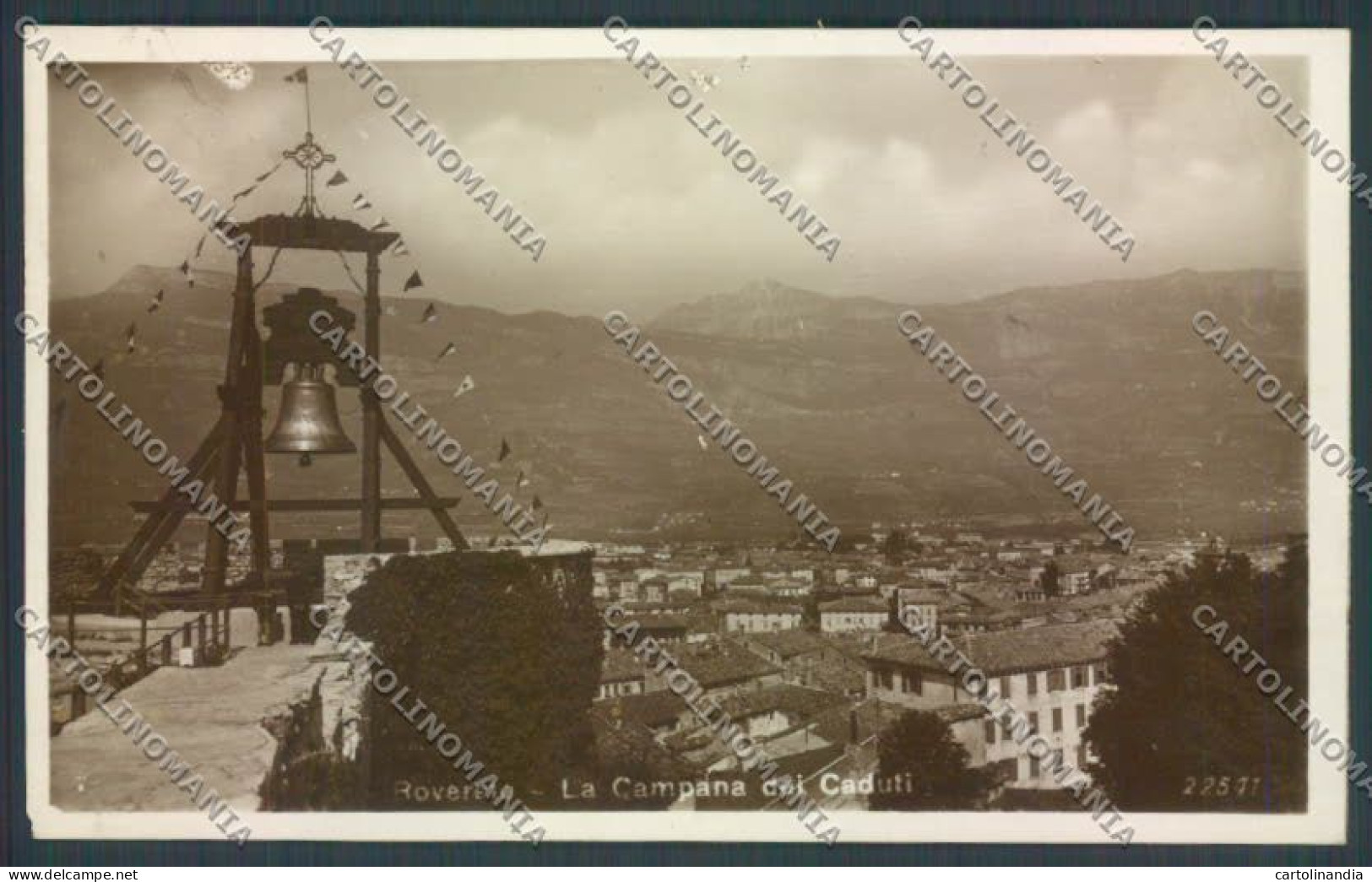 Trento Rovereto Campana Foto Cartolina ZB1137 - Trento