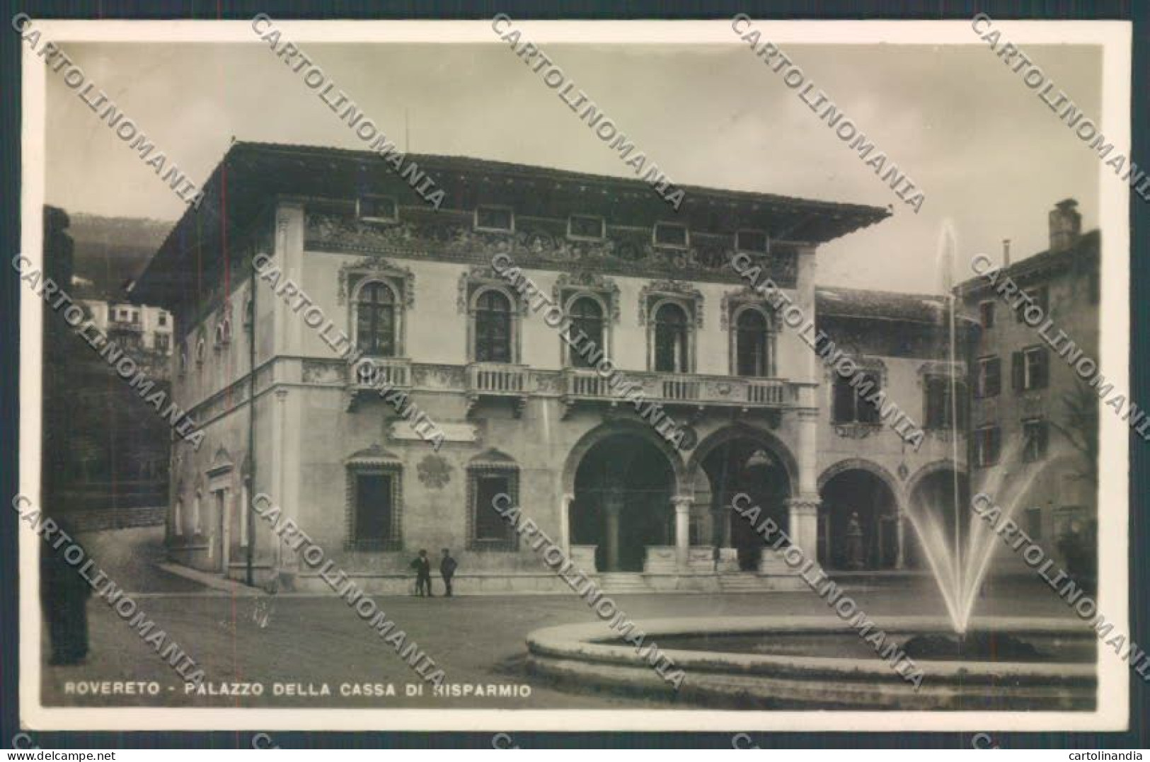 Trento Rovereto Banca Foto Cartolina ZB1150 - Trento