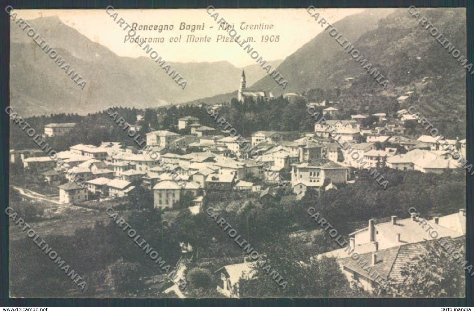 Trento Roncegno Terme Cartolina ZB1178 - Trento