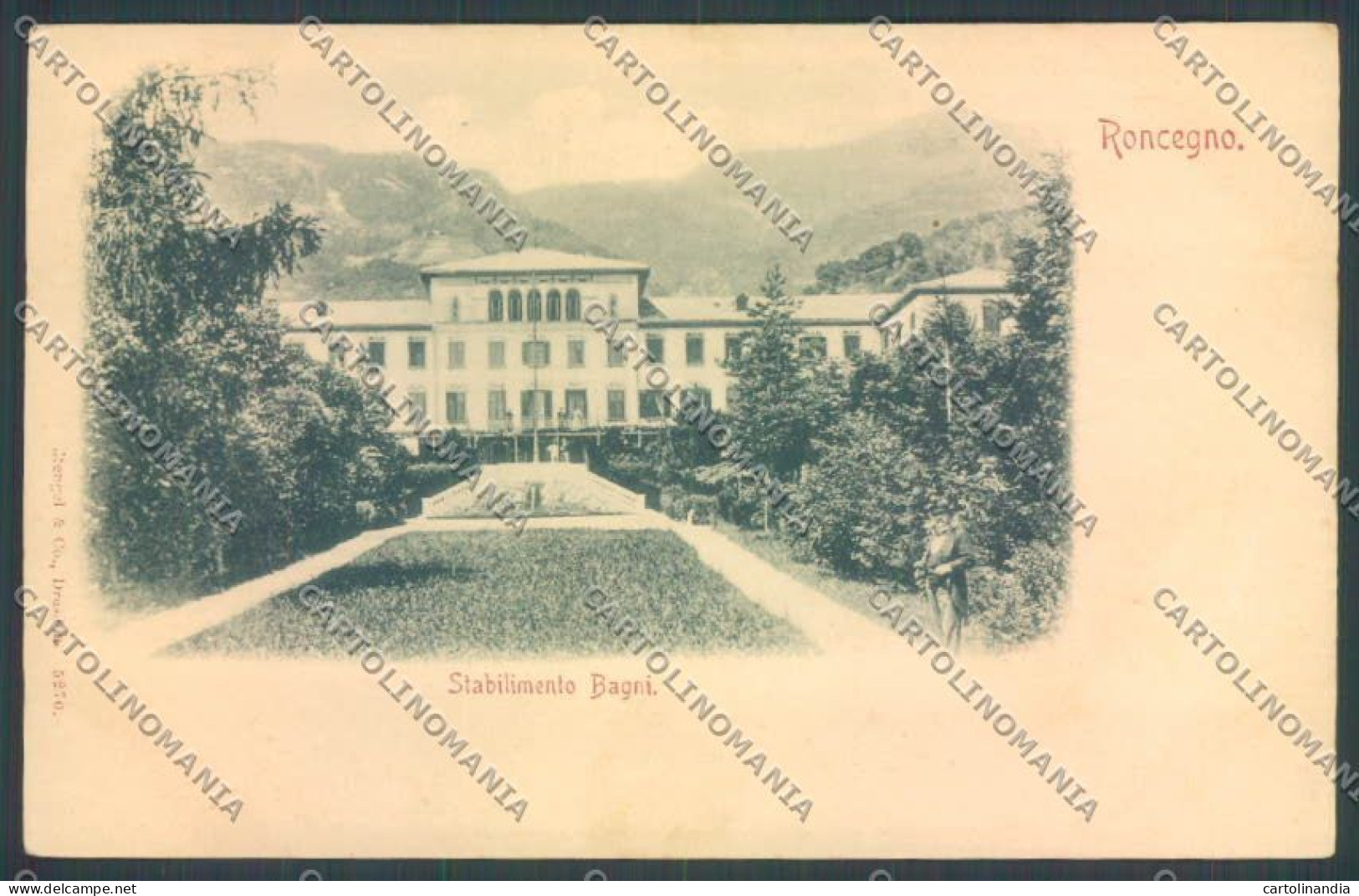 Trento Roncegno Terme Cartolina ZB1176 - Trento