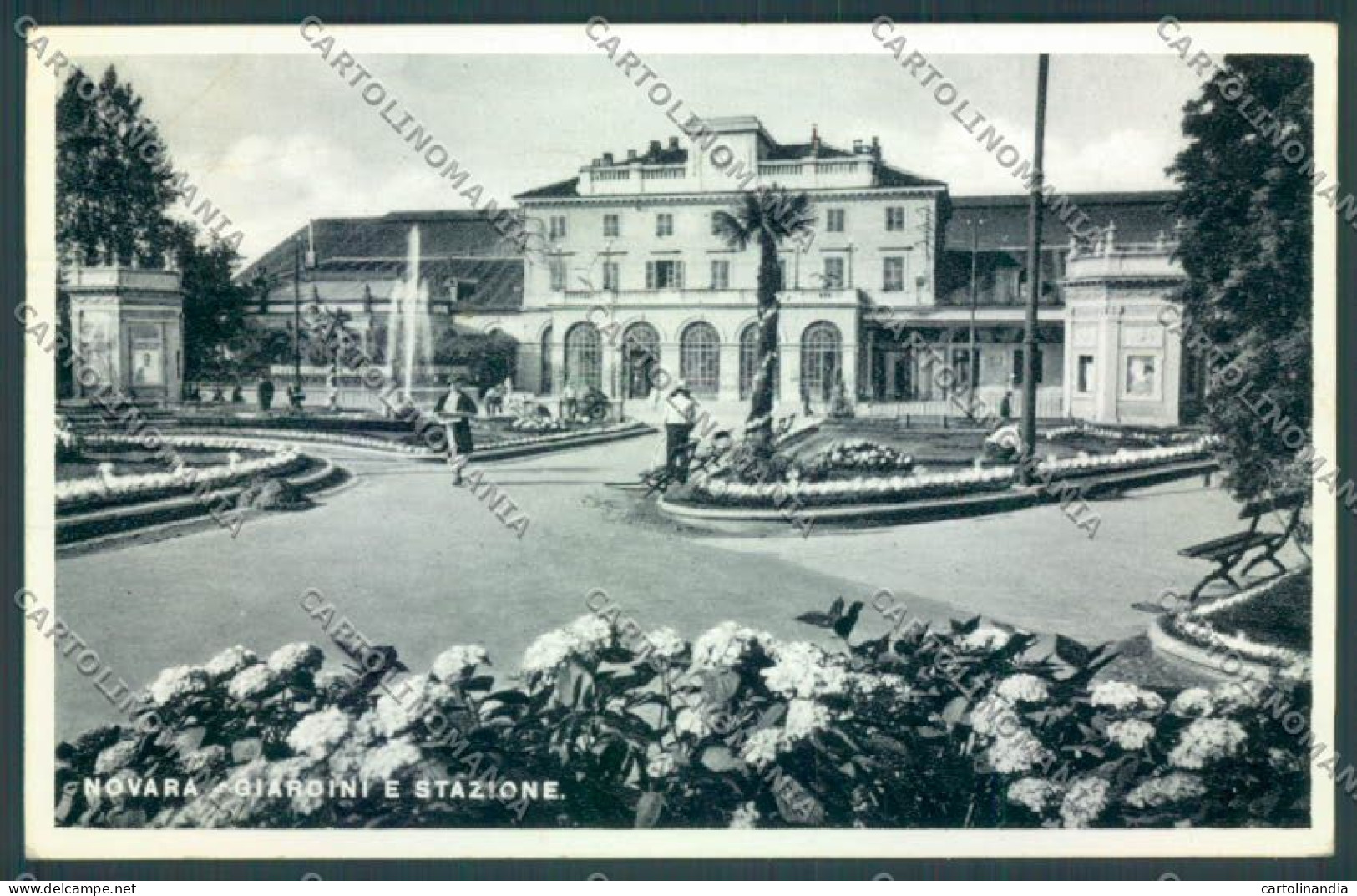 Novara Città Stazione PIEGHINE Foto Cartolina ZB1302 - Novara