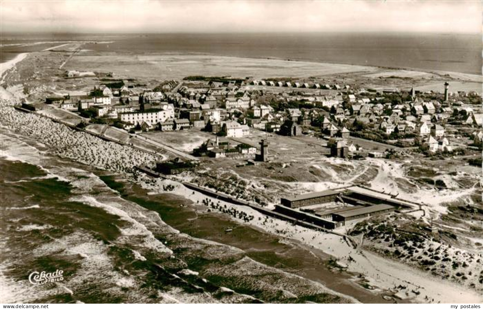 73940674 Wangerooge_Wangeroog_Nordseebad Fliegeraufnahme - Wangerooge