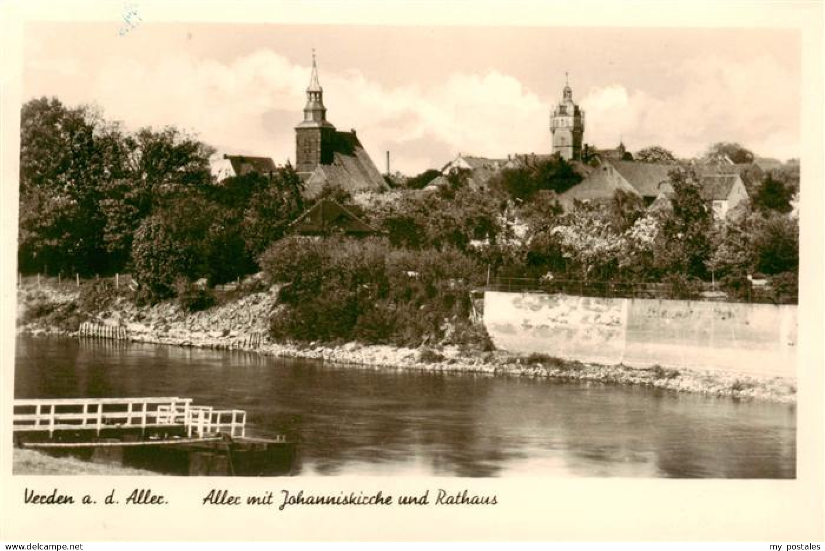 73899440 Verden Aller Mit Johanniskirche Und Rathaus Verden Aller - Autres & Non Classés