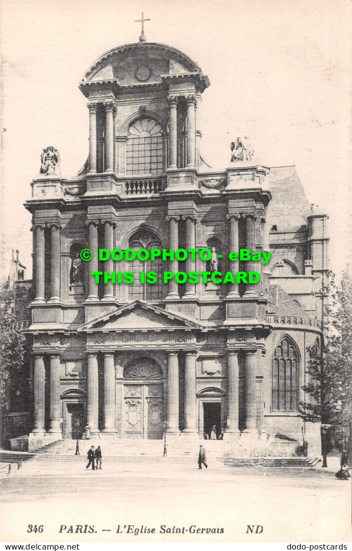 R495332 Paris. L Eglise Saint Gervais. ND. Levy Et Neurdein Reunis - World