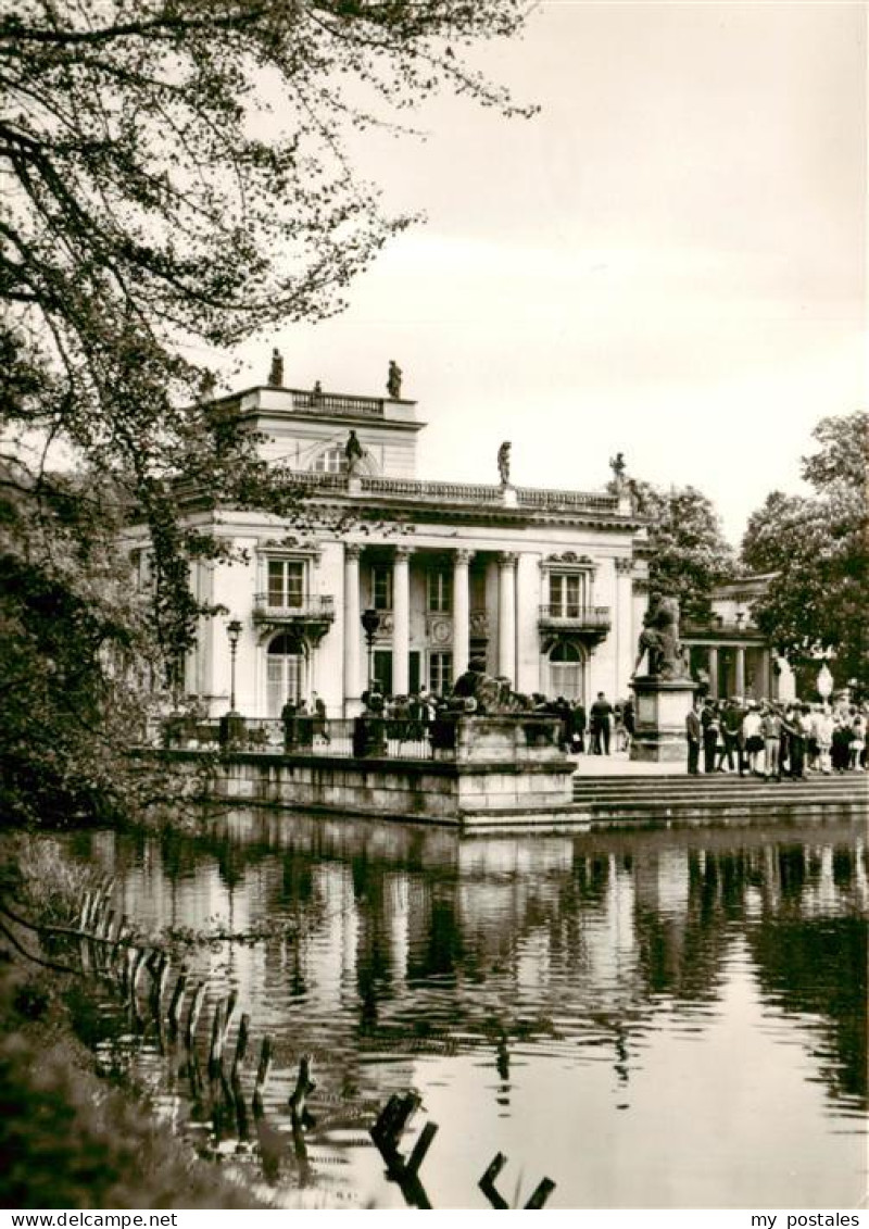 73899299 Warschau Warszawa Inselpalais Im Lazienki-Park  - Pologne