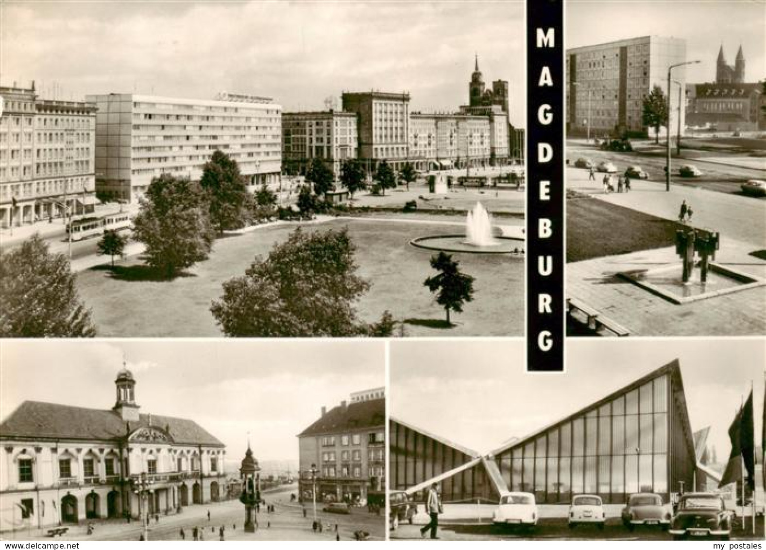 73899287 Magdeburg Wilhelm Pieck Allee Karl-Marx-Strasse Rathaus Ausstellungszen - Magdeburg