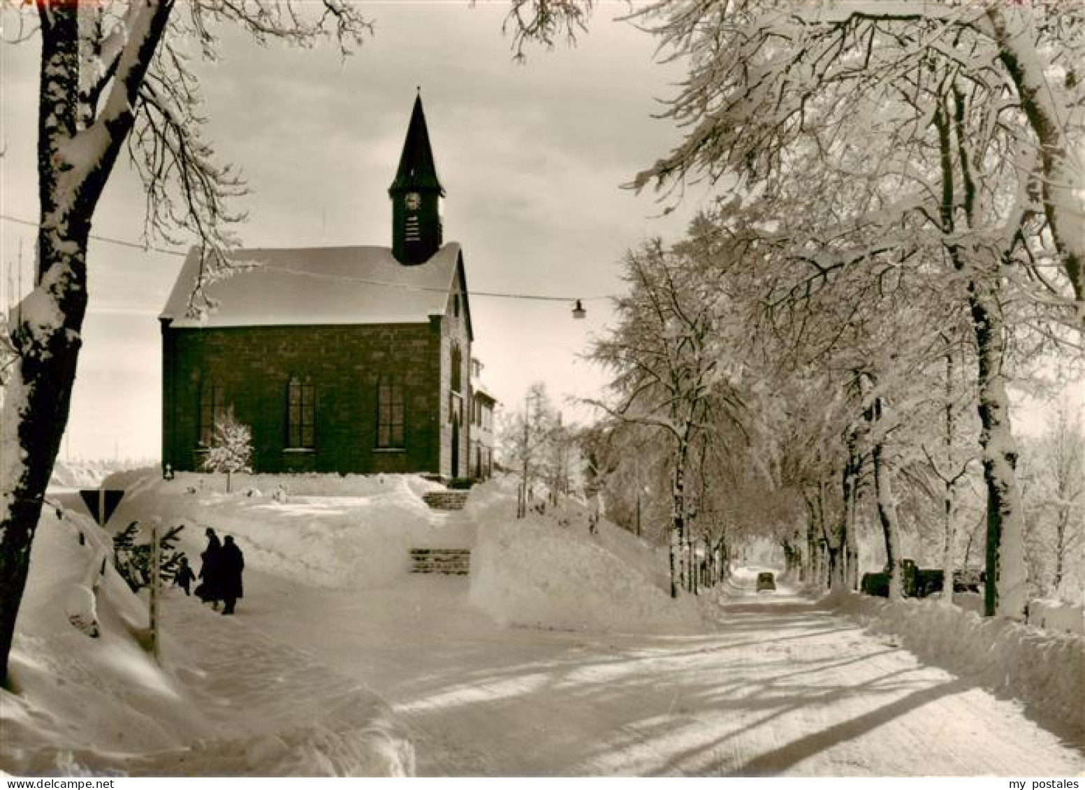 73899199 Kniebis Freudenstadt Motiv Mit Kirche Winter Im Schwarzwald Kniebis Fre - Freudenstadt