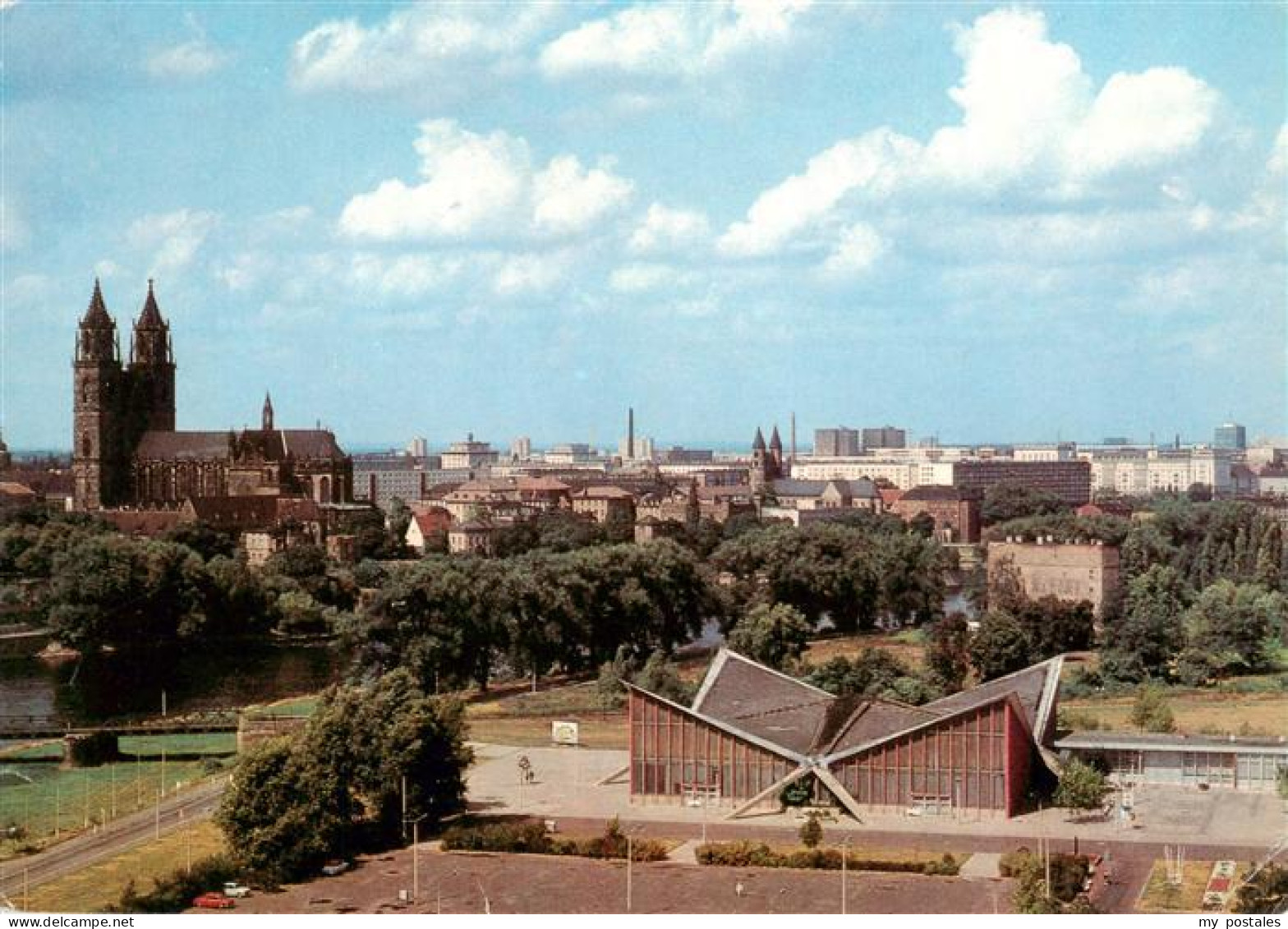 73899177 Magdeburg Stadtpanorama Magdeburg - Maagdenburg