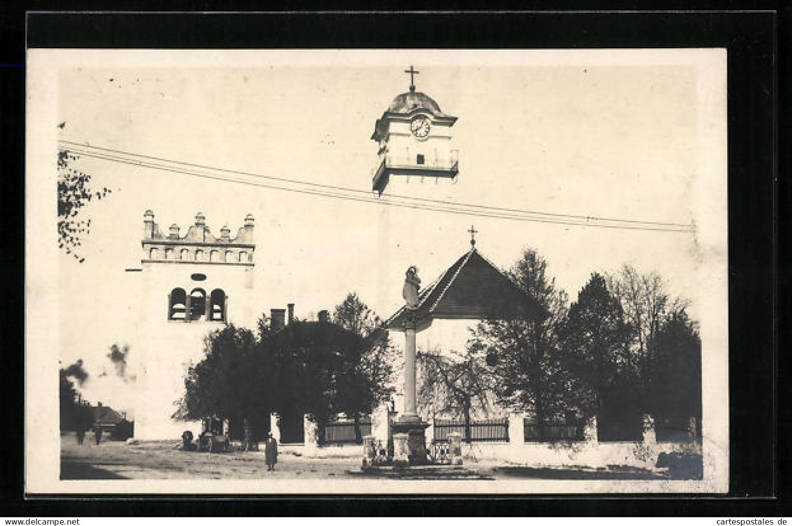 AK Poprad, Kostel, Námestie  - Slovaquie