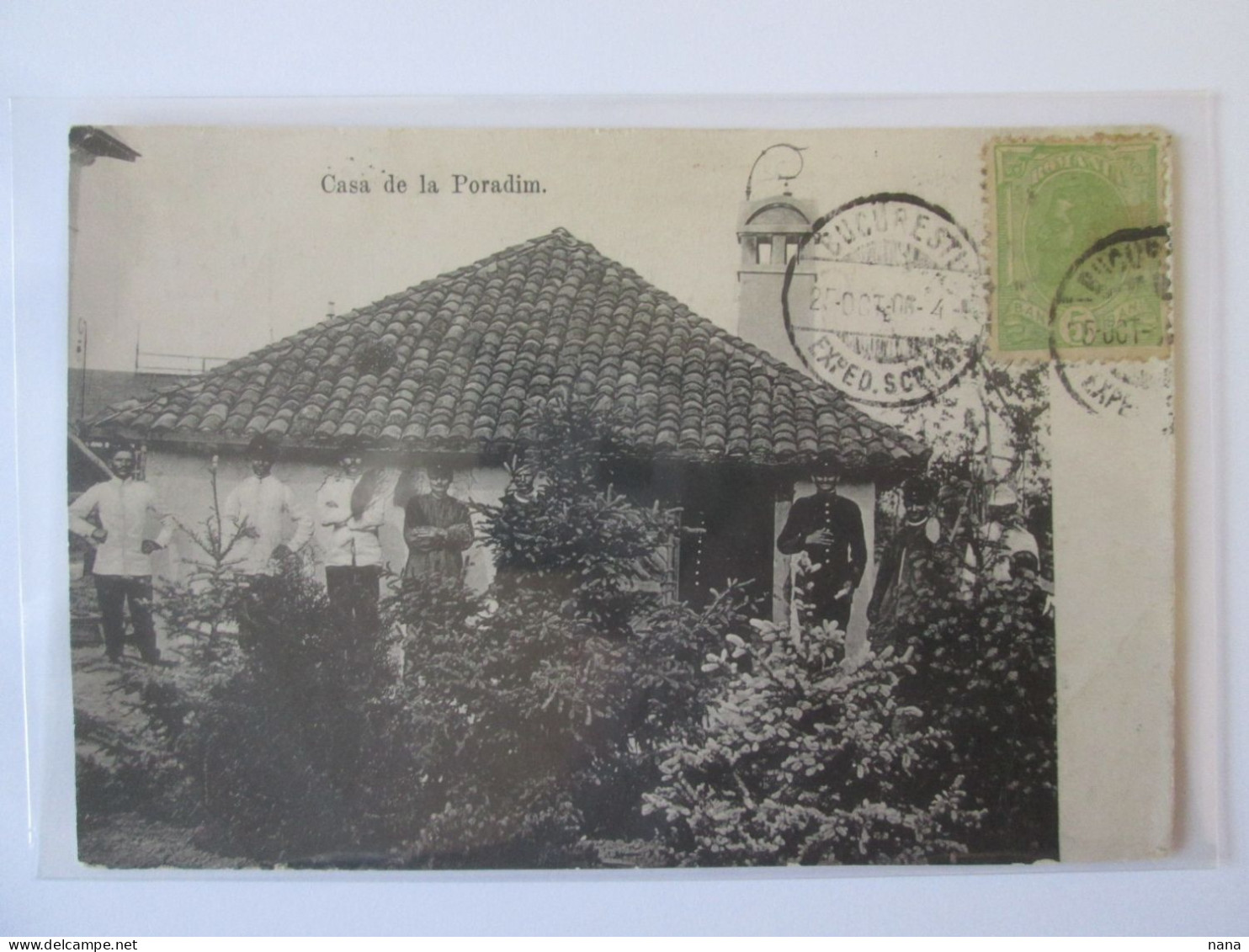 Bulgaria:Poradim's House Was The Headquartes Of King Carol I Of Romania During The Russo-Turkish War 1877-1878,TCV Stamp - Bulgarien