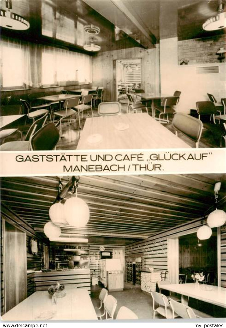 73894895 Manebach Gaststaette Und Cafe Glueckauf Gastraeume Manebach - Ilmenau