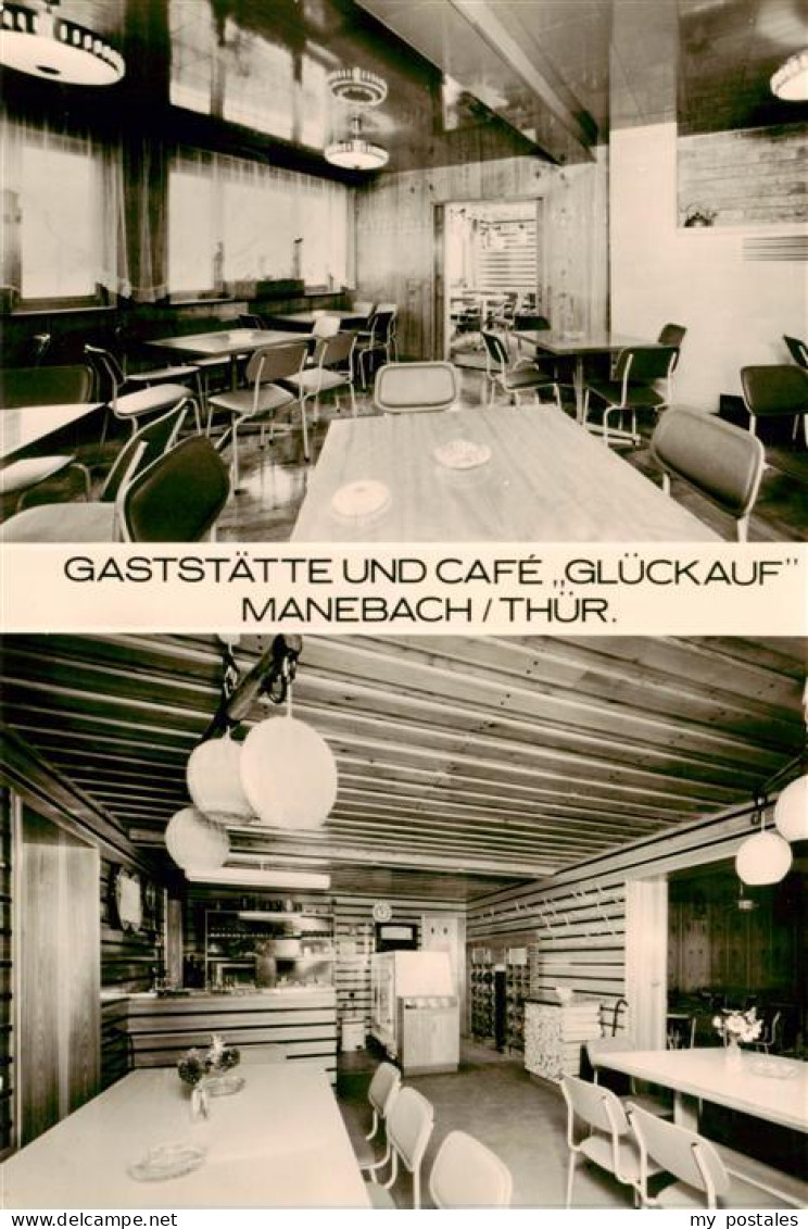 73894893 Manebach Gaststaette Und Cafe Glueckauf Gastraeume Manebach - Ilmenau