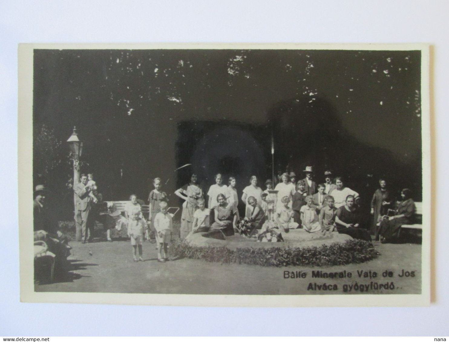Romania-Vața De Jos(Hunedoara):Vue Du Parc Carte Post.photo 1928/View From The Park 1928 Photo Postcard - Roumanie