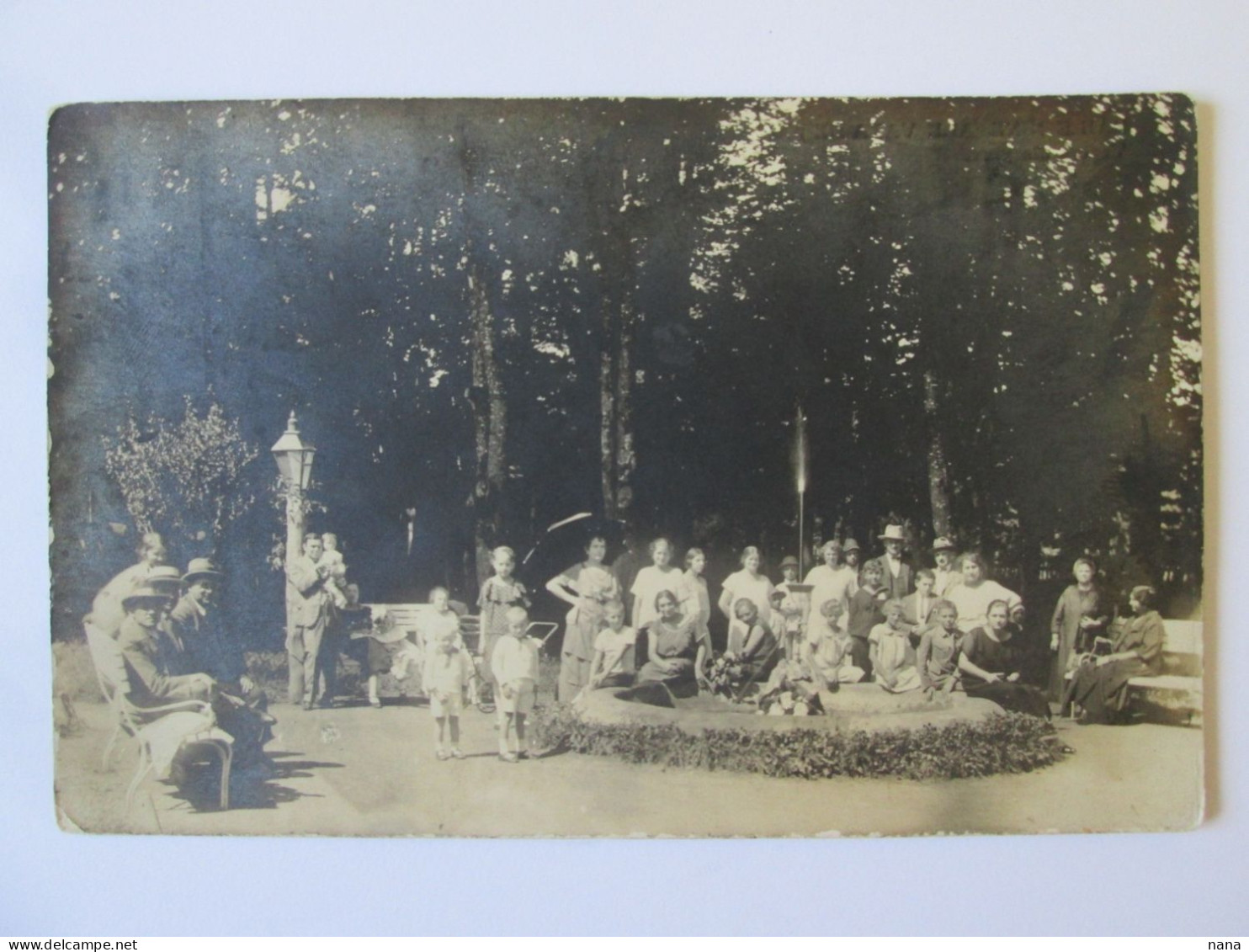 Romania-Vața De Jos(Hunedoara):Vue Du Parc Carte Post.photo 1928/View From The Park 1928 Mailed Photo Postcard - Romania