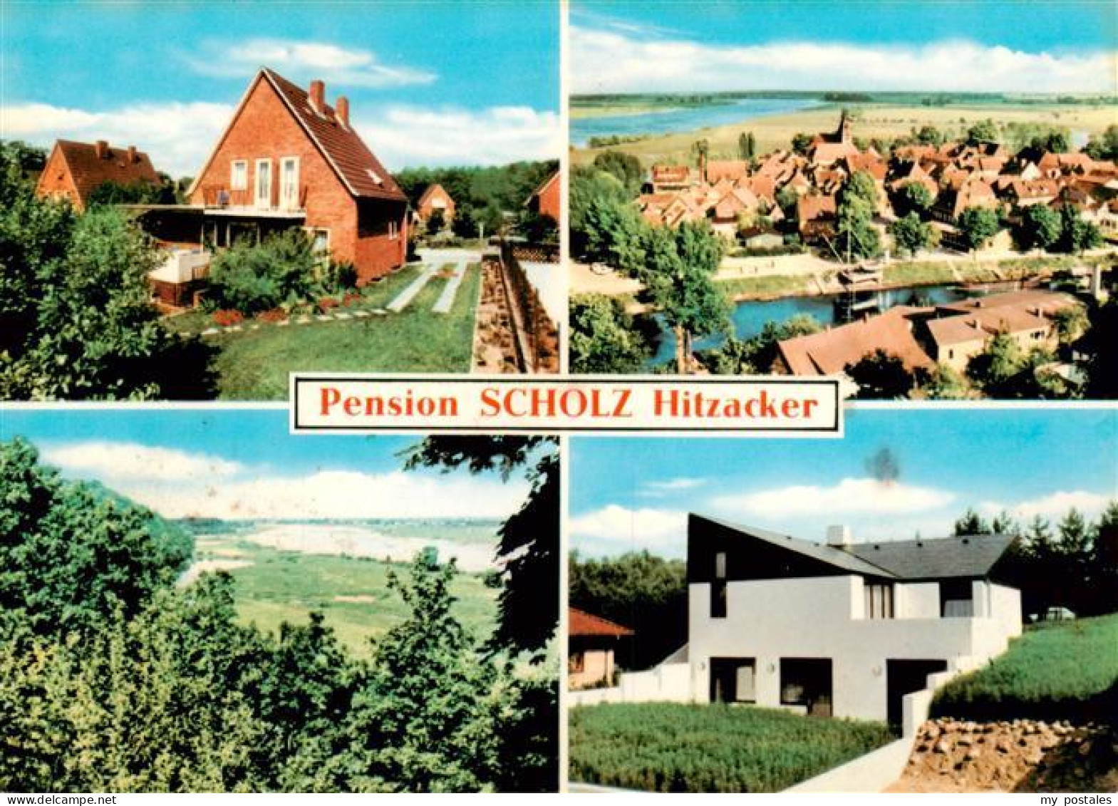 73894591 Hitzacker Elbe Pension Scholz Ortsansicht Panorama Hitzacker Elbe - Hitzacker