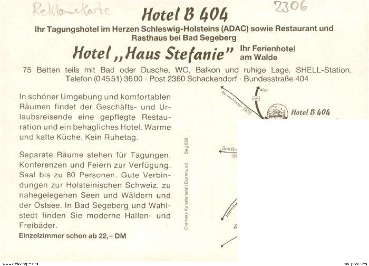 73894540 Bad Segeberg Hotel B 404 Und Hotel Haus Stefanie Gastraeume Bad Segeber - Bad Segeberg