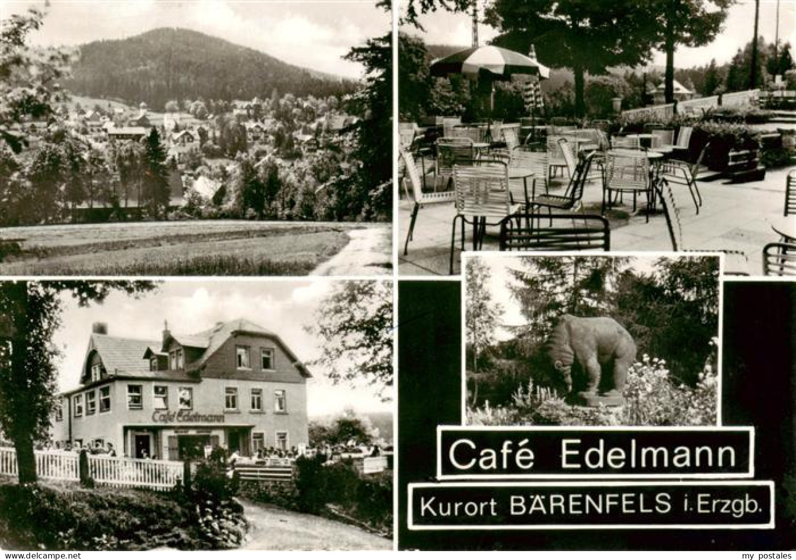 73894494 Baerenfels Erzgebirge Altenberg Panorama Cafe Edelmann Terrasse Elefant - Altenberg