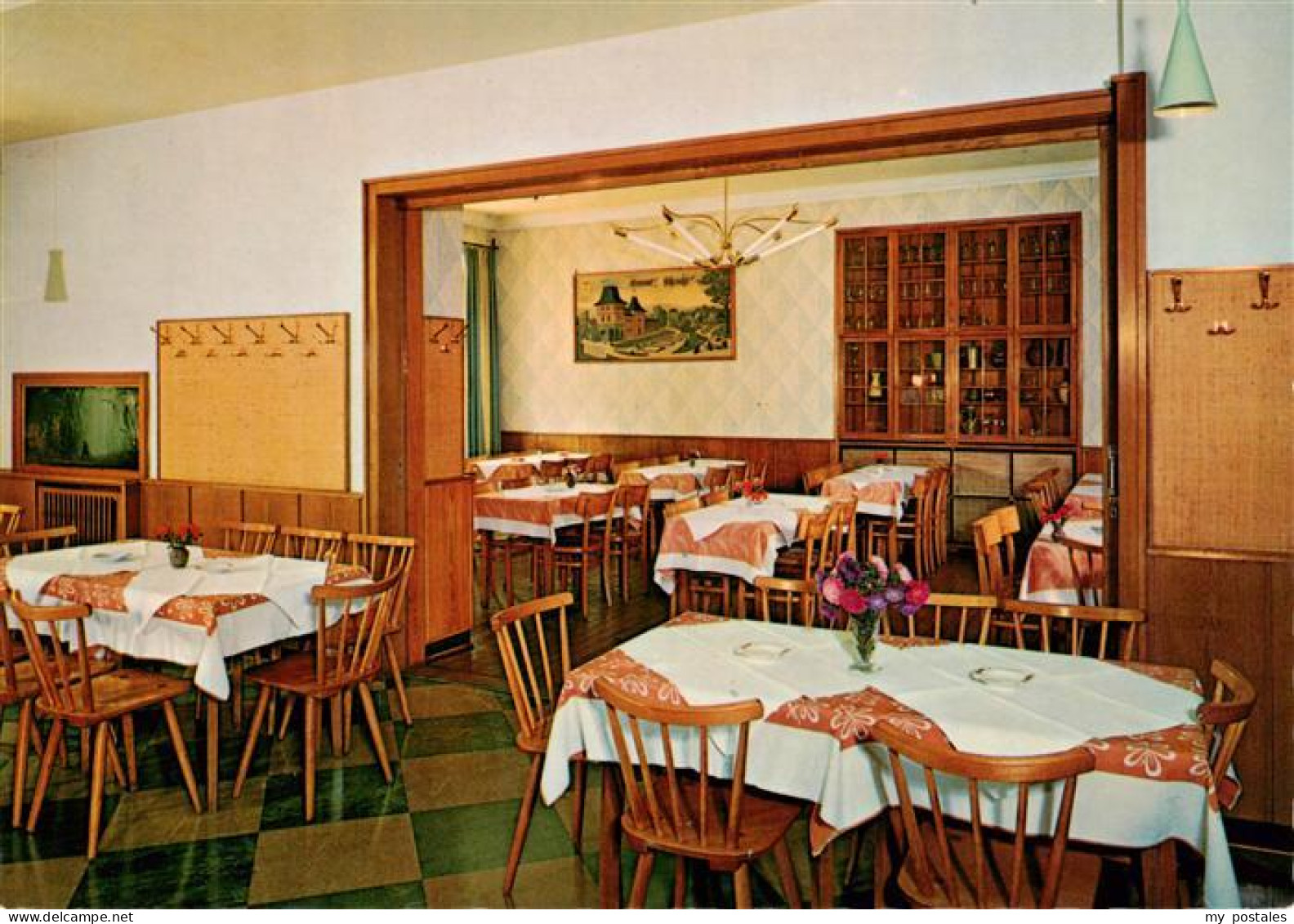 73894470 Heidingsfeld Wuerzburg Hotel Fischzucht Gastraum  - Würzburg