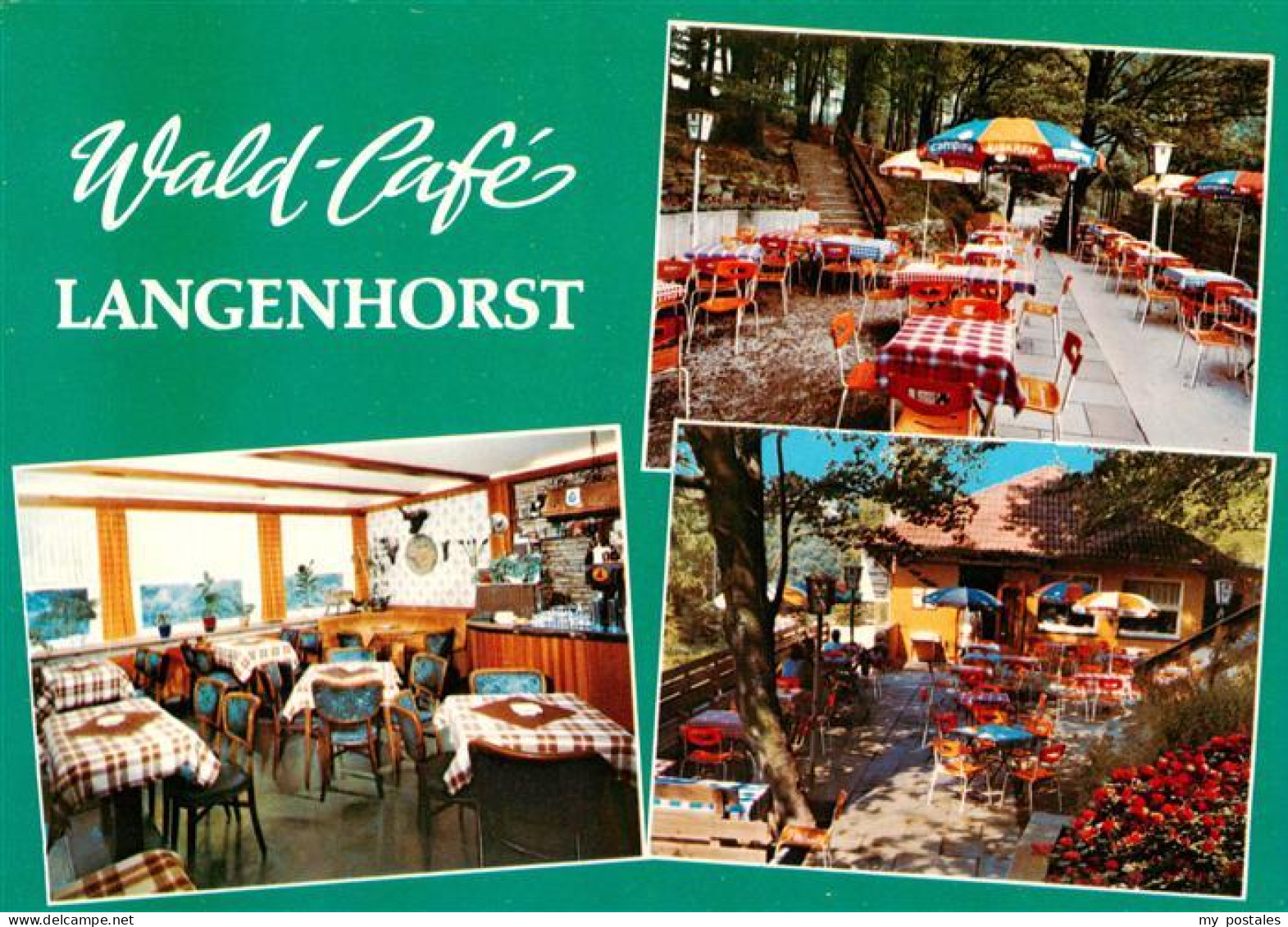 73894363 Velbert Wald Cafe Langenhorst Gastraum Freiterrasse Velbert - Velbert