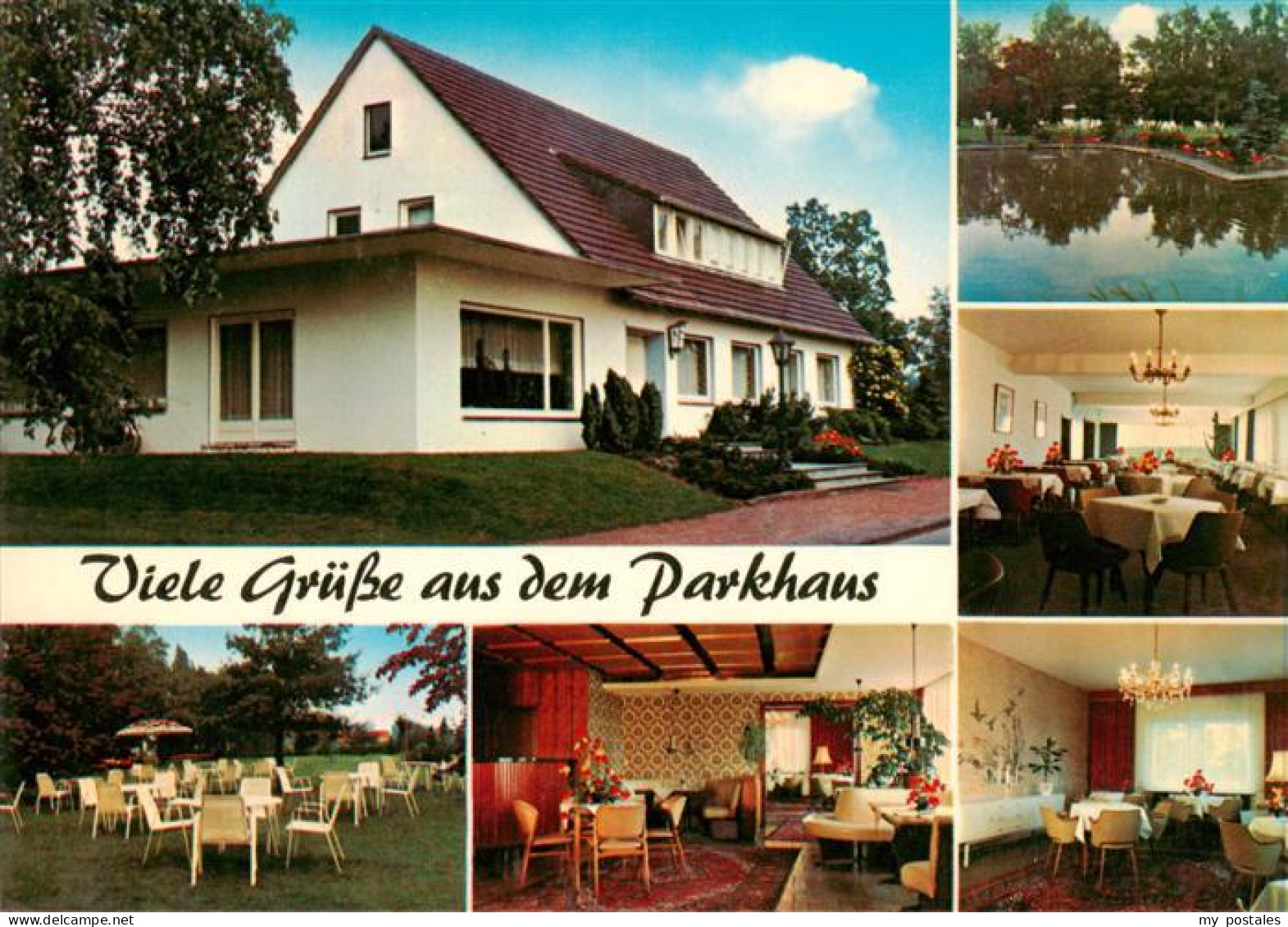 73894353 Vreden Parkhaus Bernhard Greven Gastraeume Gartenterrasse Teich Vreden - Vreden