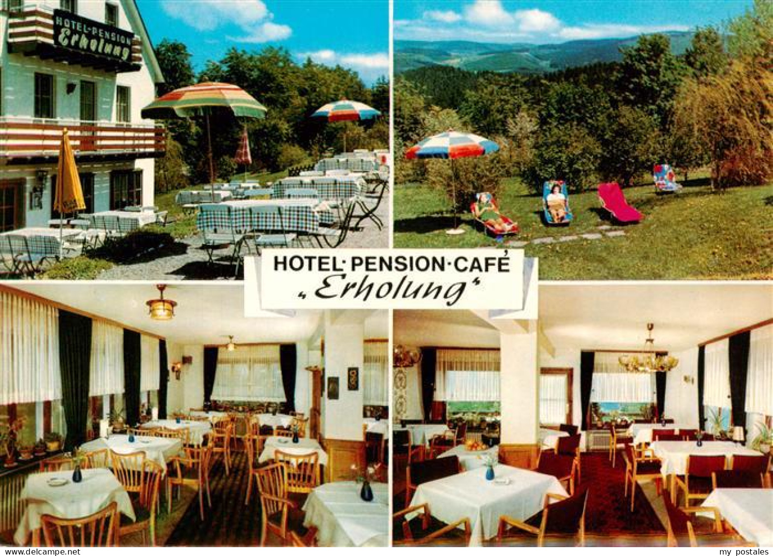 73894320 Laibach Bad Berleburg Hotel Pension Cafe Erholung Terrasse Gastraeume L - Bad Berleburg