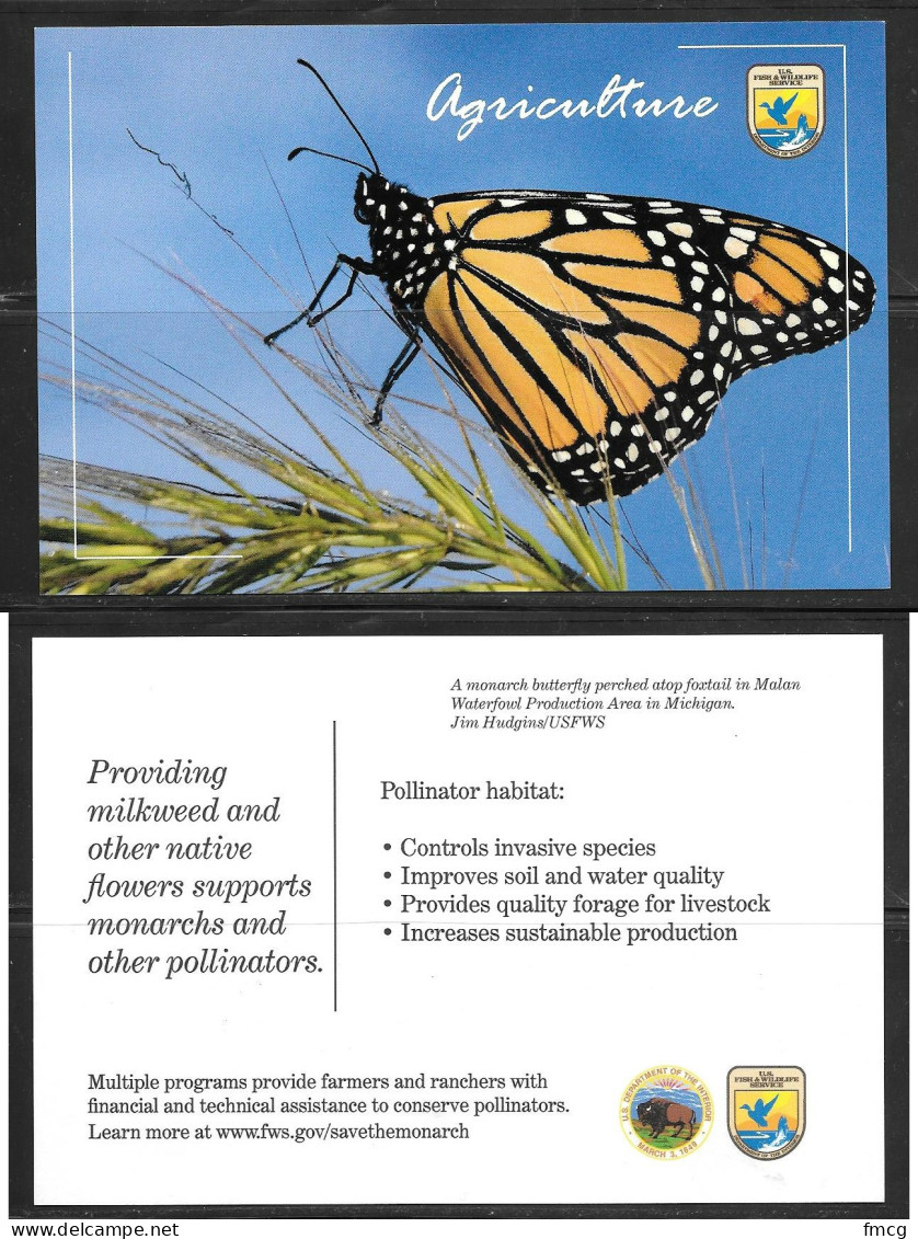 U.S. Fish & Wildlife Service, Agriculture, Butterfly - Papillons