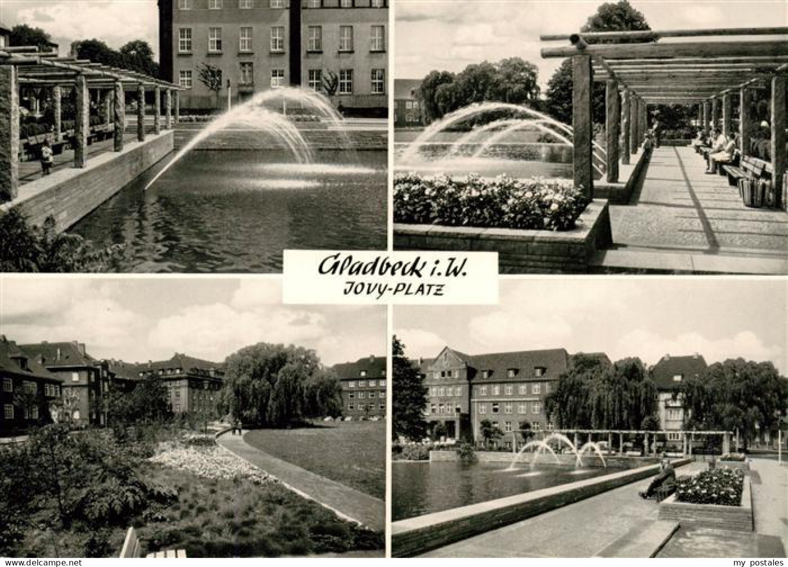 73894262 Gladbeck Jovy-Platz Wasserspiele Gladbeck - Gladbeck