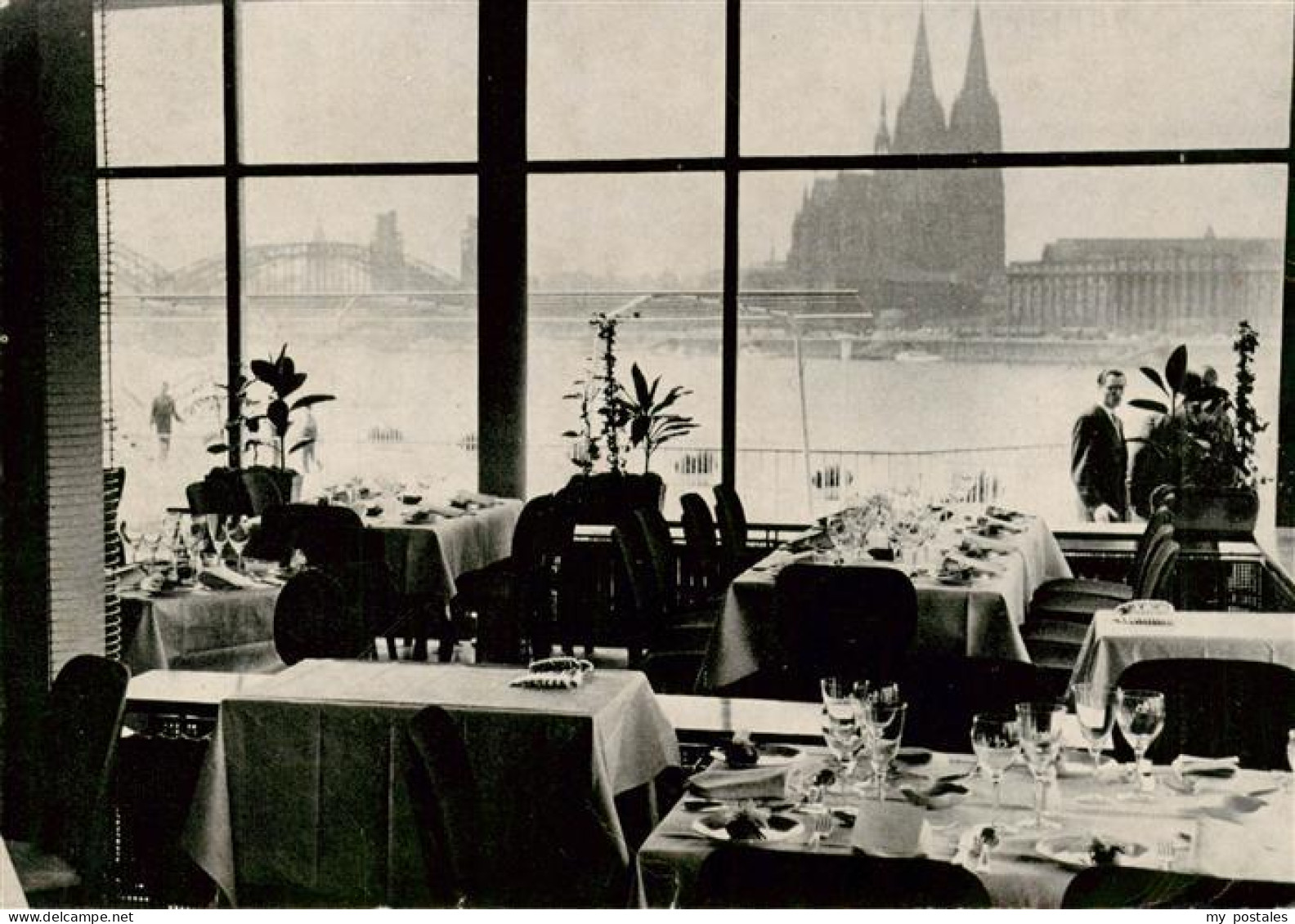 73894169 Koeln  Rhein Rheinterrasse Am Tanzbrunnen Cafe Restaurant Blick Auf Den - Köln