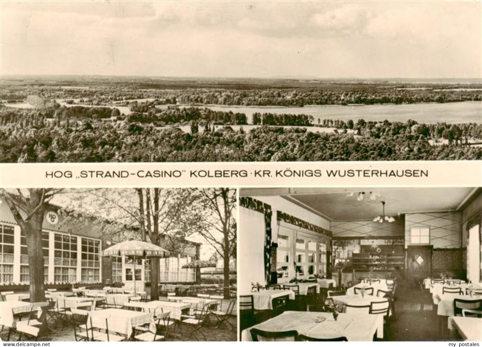 73893993 Kolberg Wolziger See HOG Strand Casino Gastraeume Panorama Kolberg Wolz - Autres & Non Classés