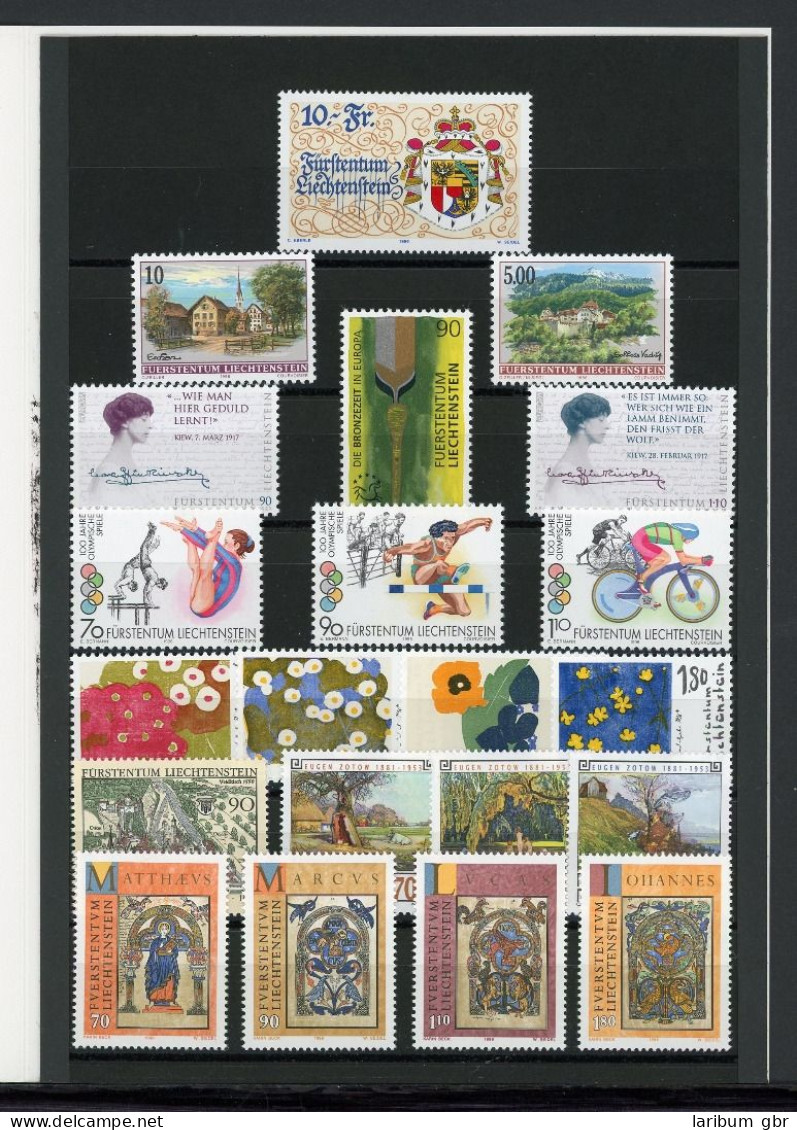 Liechtenstein Jahresmappe 1996 Postfrisch #JB448 - Autres & Non Classés