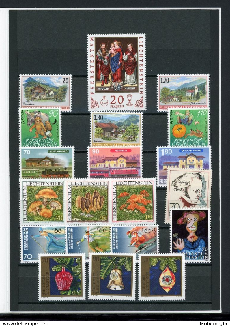 Liechtenstein Jahresmappe 1997 Postfrisch #JB447 - Andere & Zonder Classificatie