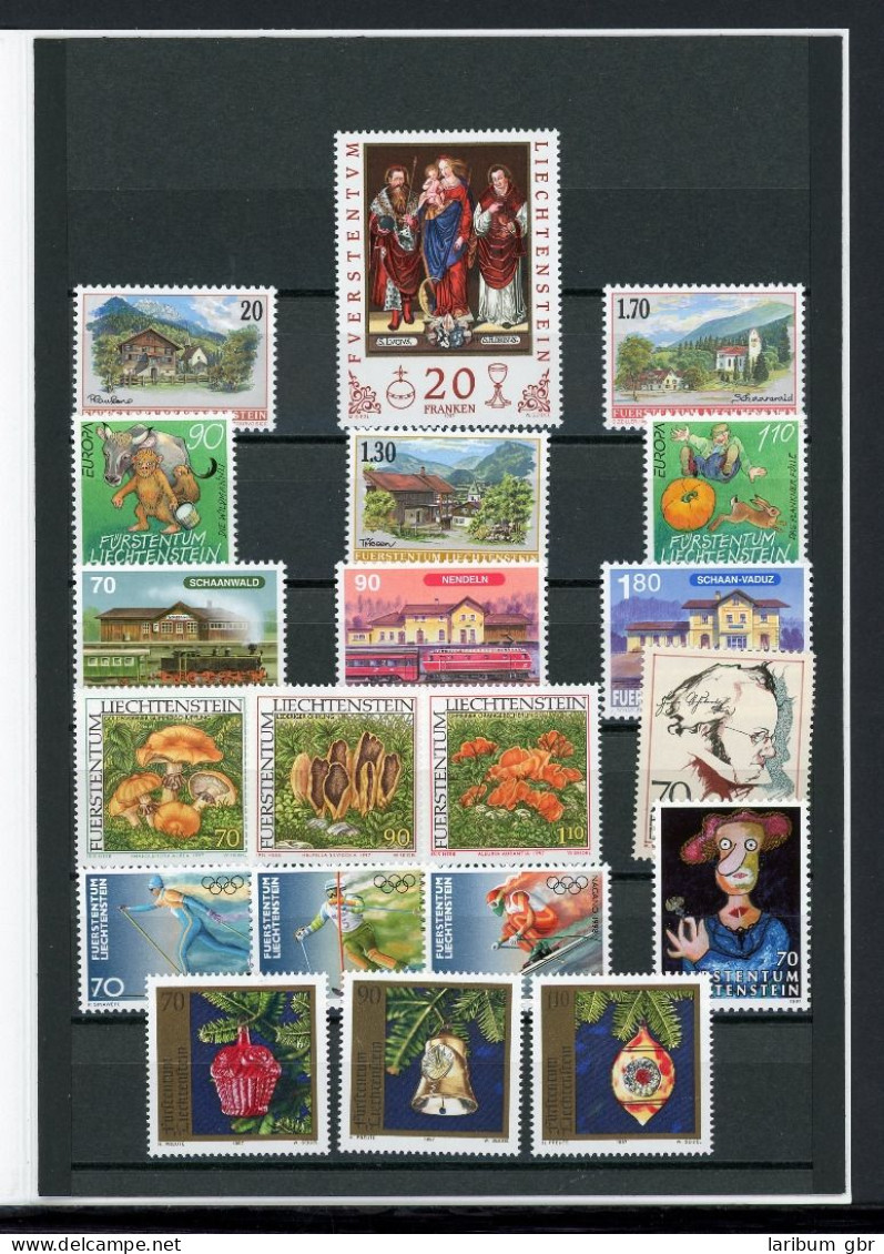 Liechtenstein Jahresmappe 1997 Postfrisch #JB447 - Altri & Non Classificati