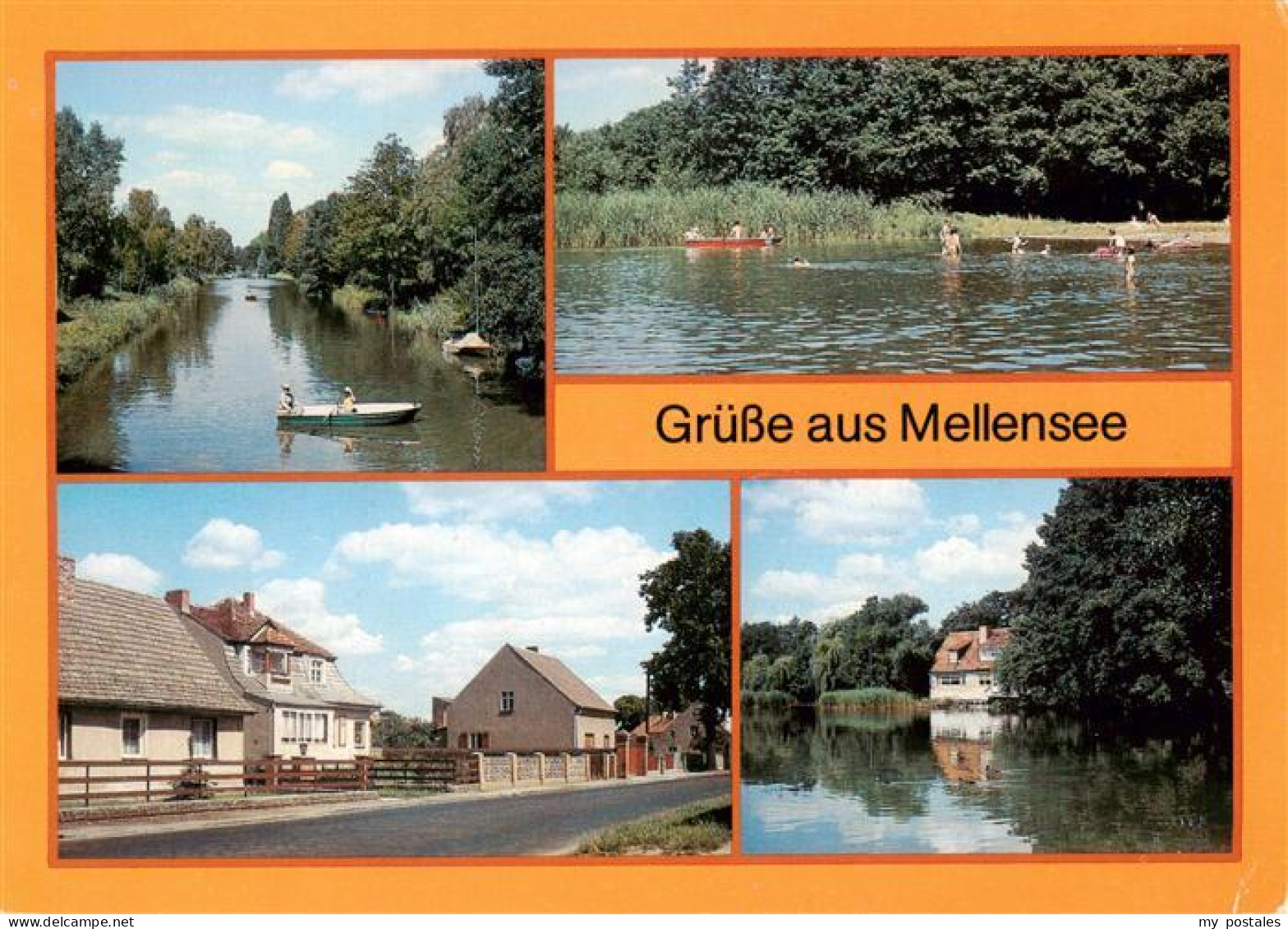 73893946 Mellensee Nottekanal Mit Schleuse Strandbad Dorfstrasse Gaststaette See - Sperenberg