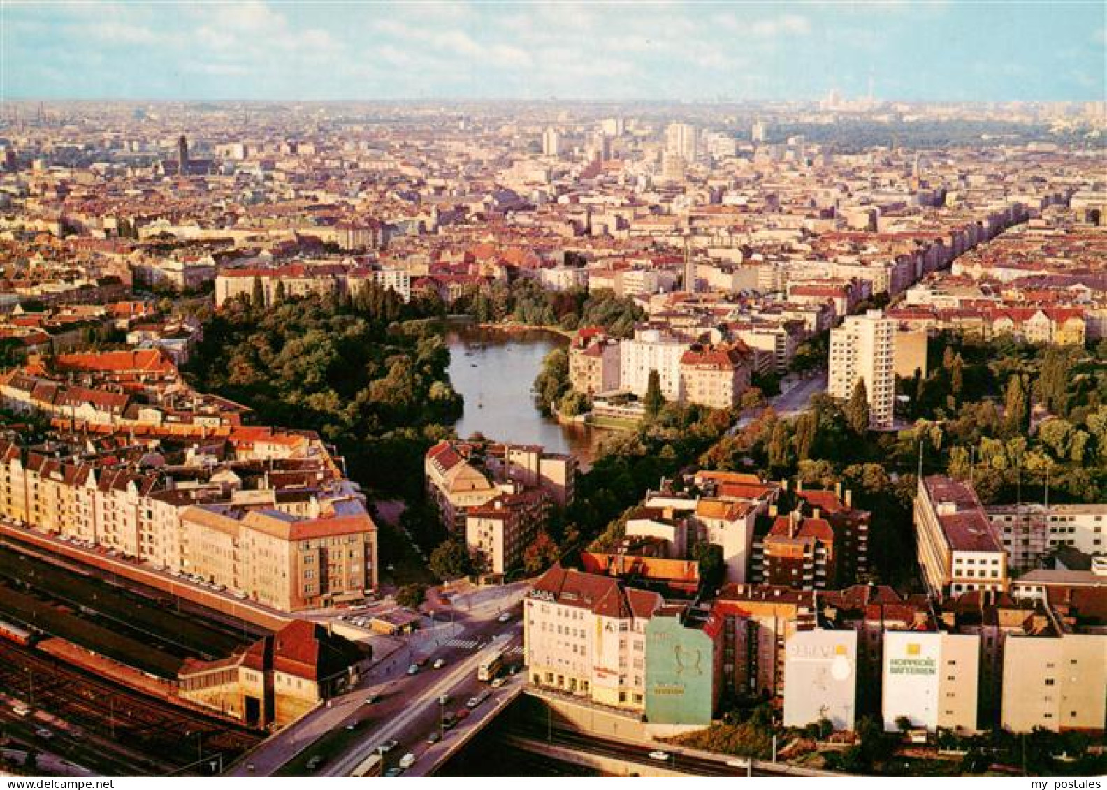 73893925 Berlin Blick Vom Funkturm Auf Lietzensee Und City Berlin - Autres & Non Classés