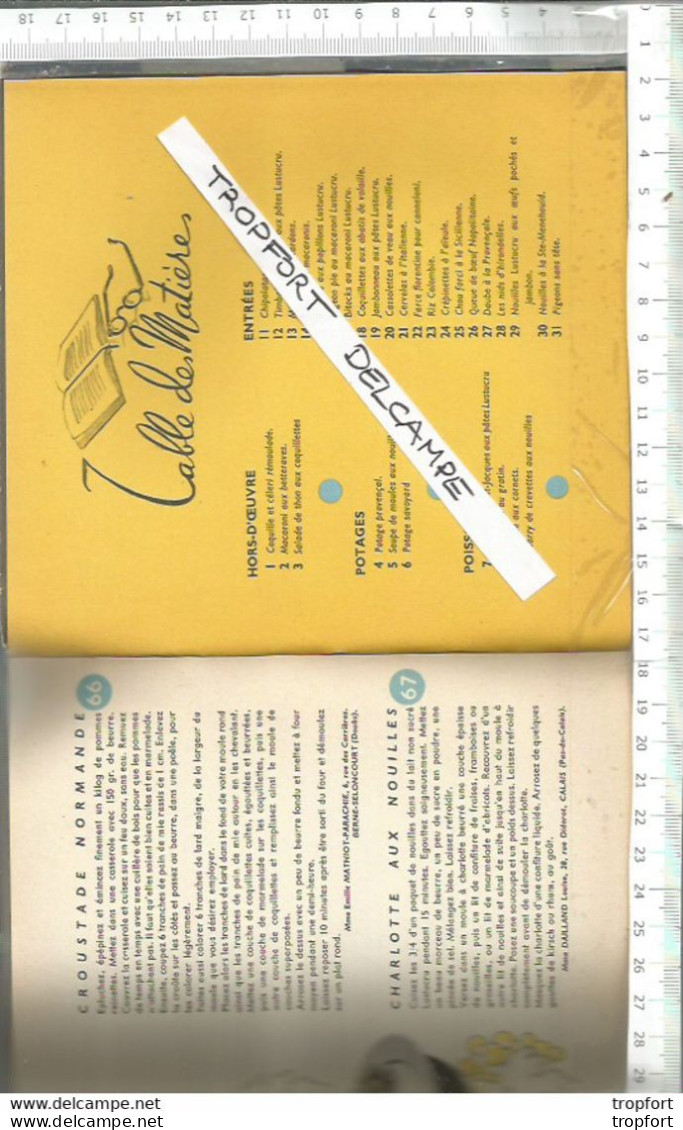 RT // Vintage // Livre Guide LUSTUCRU Pates Alimentaires @@ CHEF Cuisine Recette // 50 Pages Superbe ! CUISINE KITCHEN - Werbung