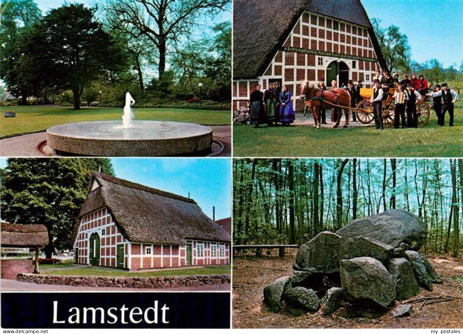 73893906 Lamstedt Park Volkstanz Und Trachtengruppe Boerdemuseum Huenengrab Lams - Sonstige & Ohne Zuordnung